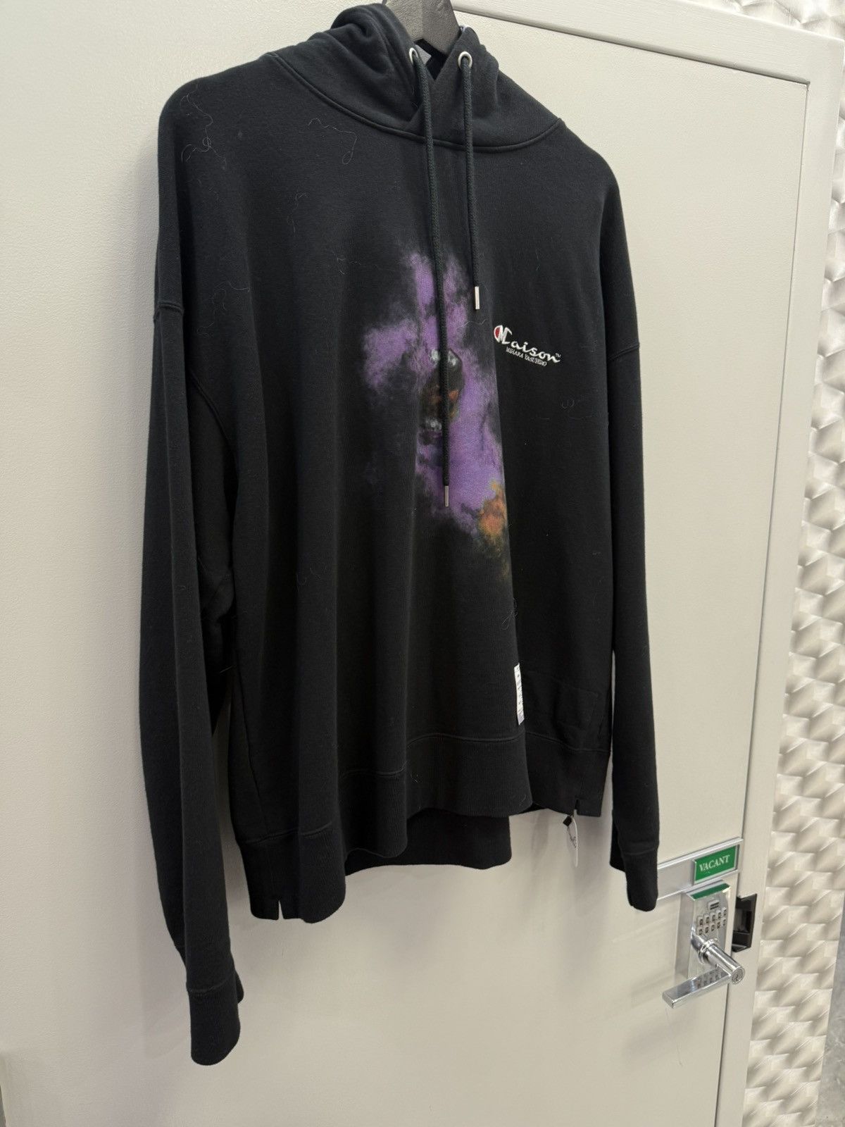 Maison MIHARA YASUHIRO MMY Purple Face Logo Hoodie Size US M / EU 48-50 / 2 - 2 Thumbnail