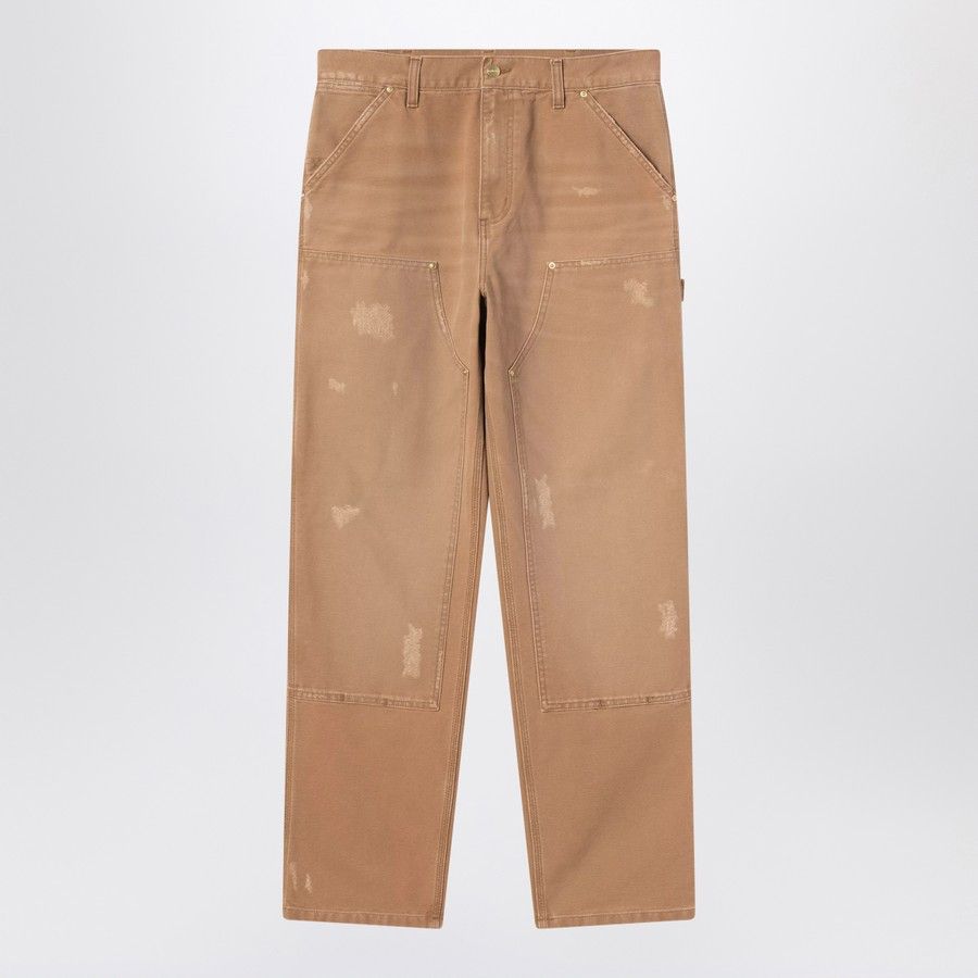 o1d2blof0226 Double Knee Pants in Brown