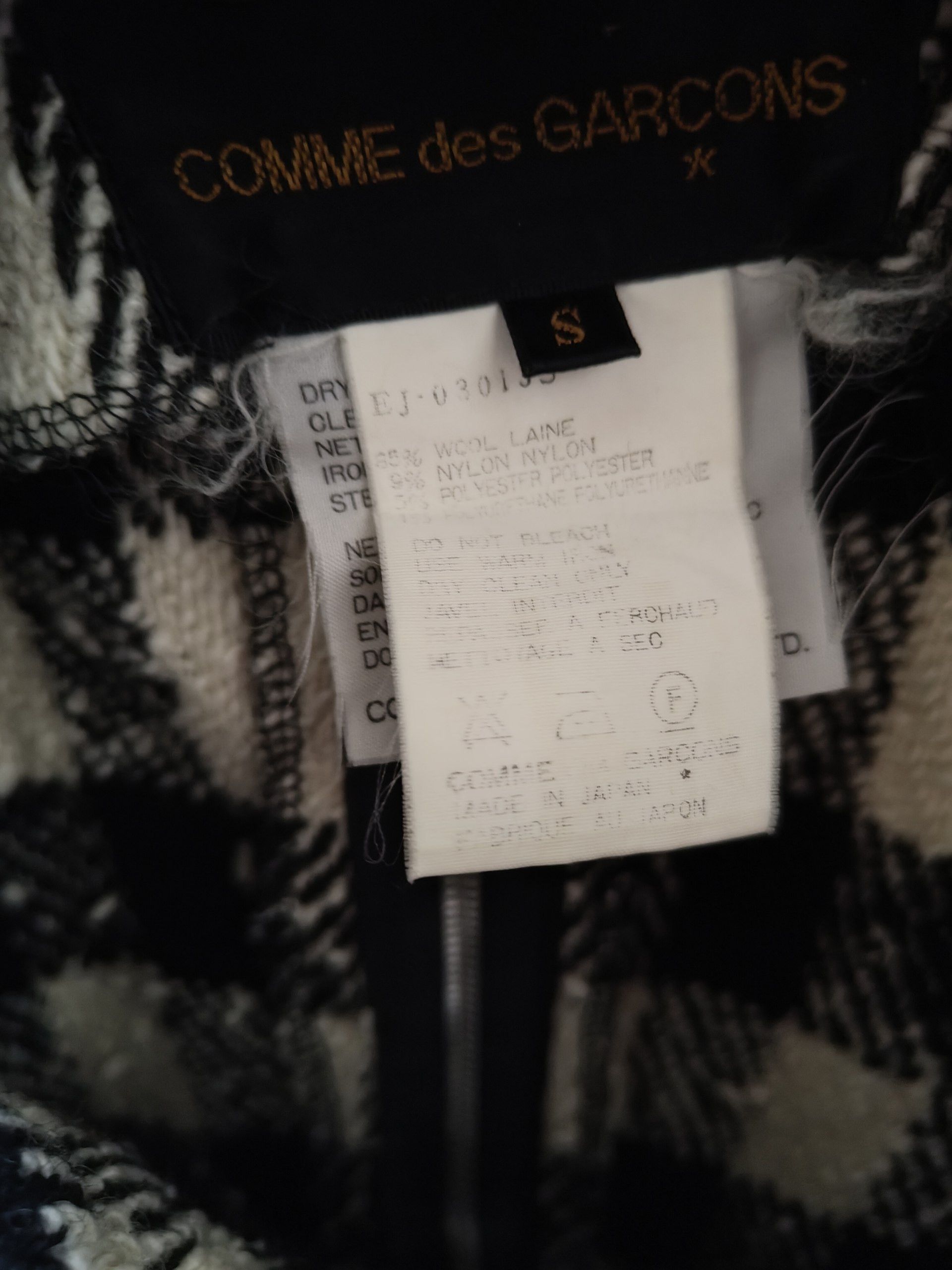 Comme des Garcons Comme des Garcons Archive 1991 FW Wool Coat CDG Jacket Size S / US 4 / IT 40 - 6 Thumbnail