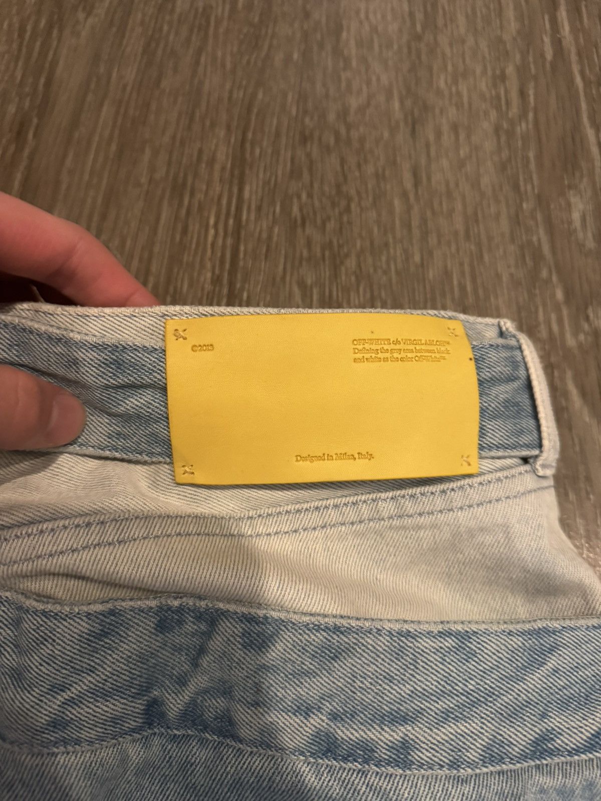 Off-White Off White Double Waist Double Knee Baggy Denim Jeans 30 Size US 30 / EU 46 - 10 Thumbnail