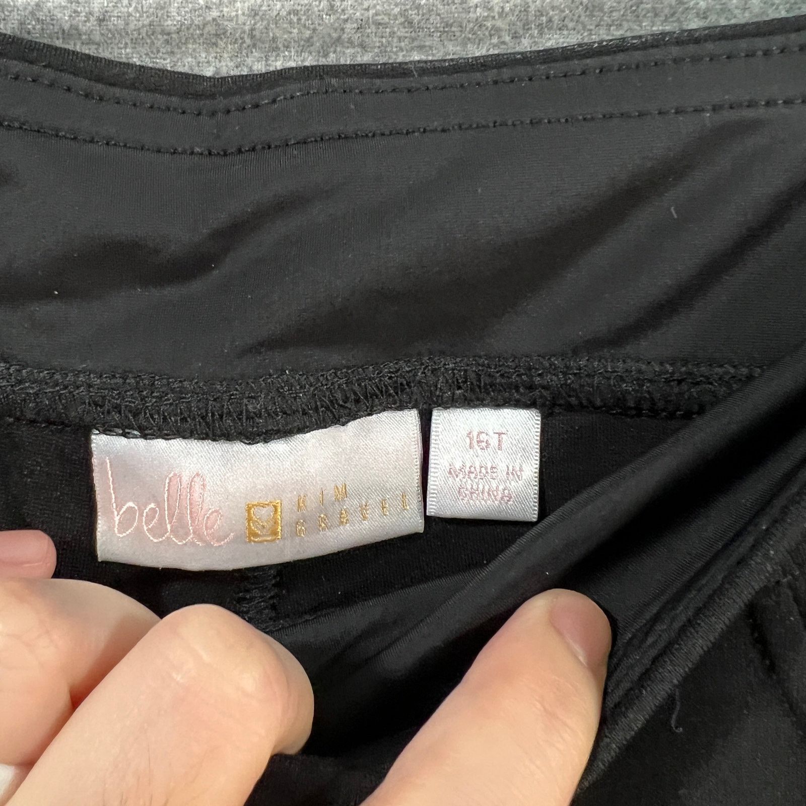 Other Belle by Kim Gravel Tall Ponte Side Vent Cropped Legging Size 38" / US 16 / IT 52 - 3 Thumbnail