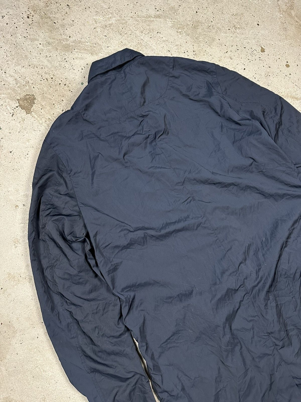 Acne Studios Acne Studios Navy Rain Coat Windbreaker Size US L / EU 52-54 / 3 - 11 Thumbnail