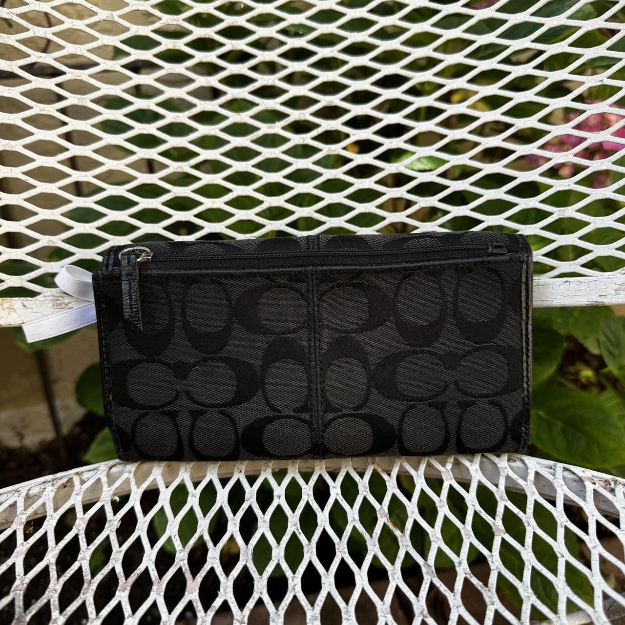Coach Coach Black Monogramed Wallet Size ONE SIZE - 2 Thumbnail