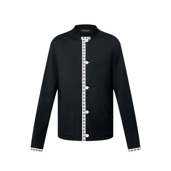 Louis Vuitton Preppy Knitted Wool Blazer Size 42R - 1 Thumbnail