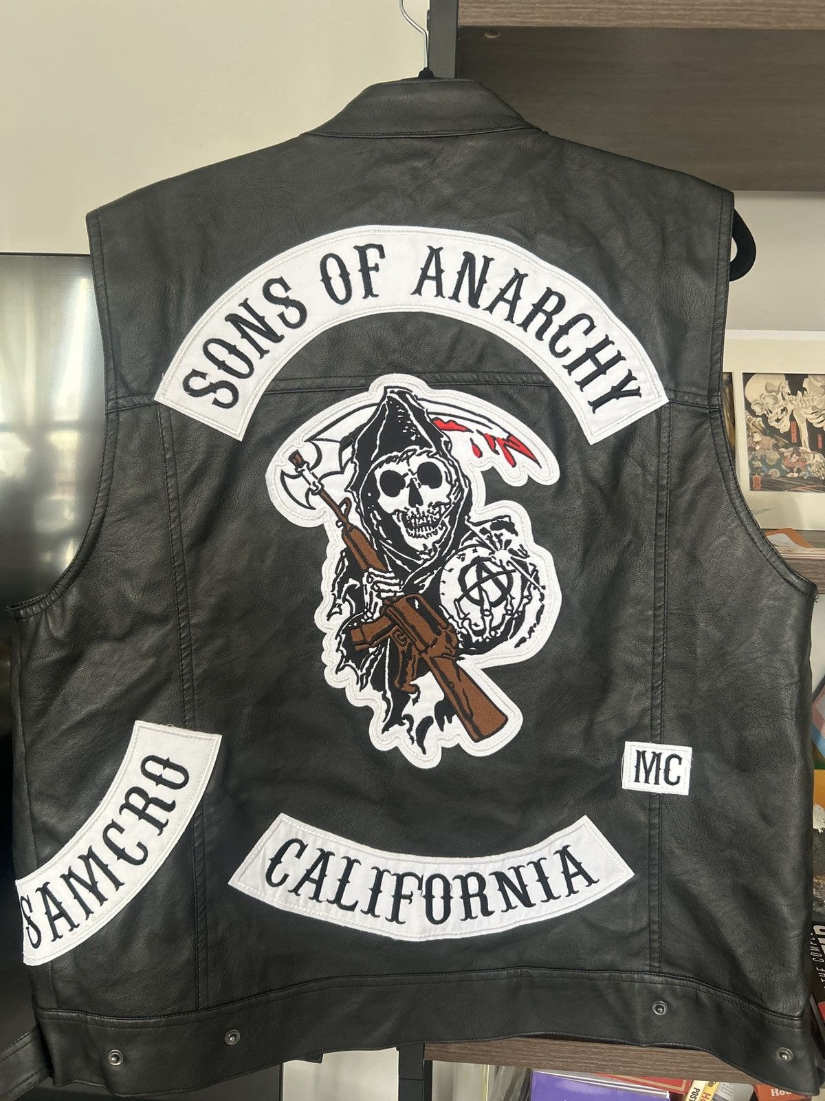 Other Leather Vest Size XL - Sons of Anarchy Replica Size US XL / EU 56 / 4 - 1 Thumbnail