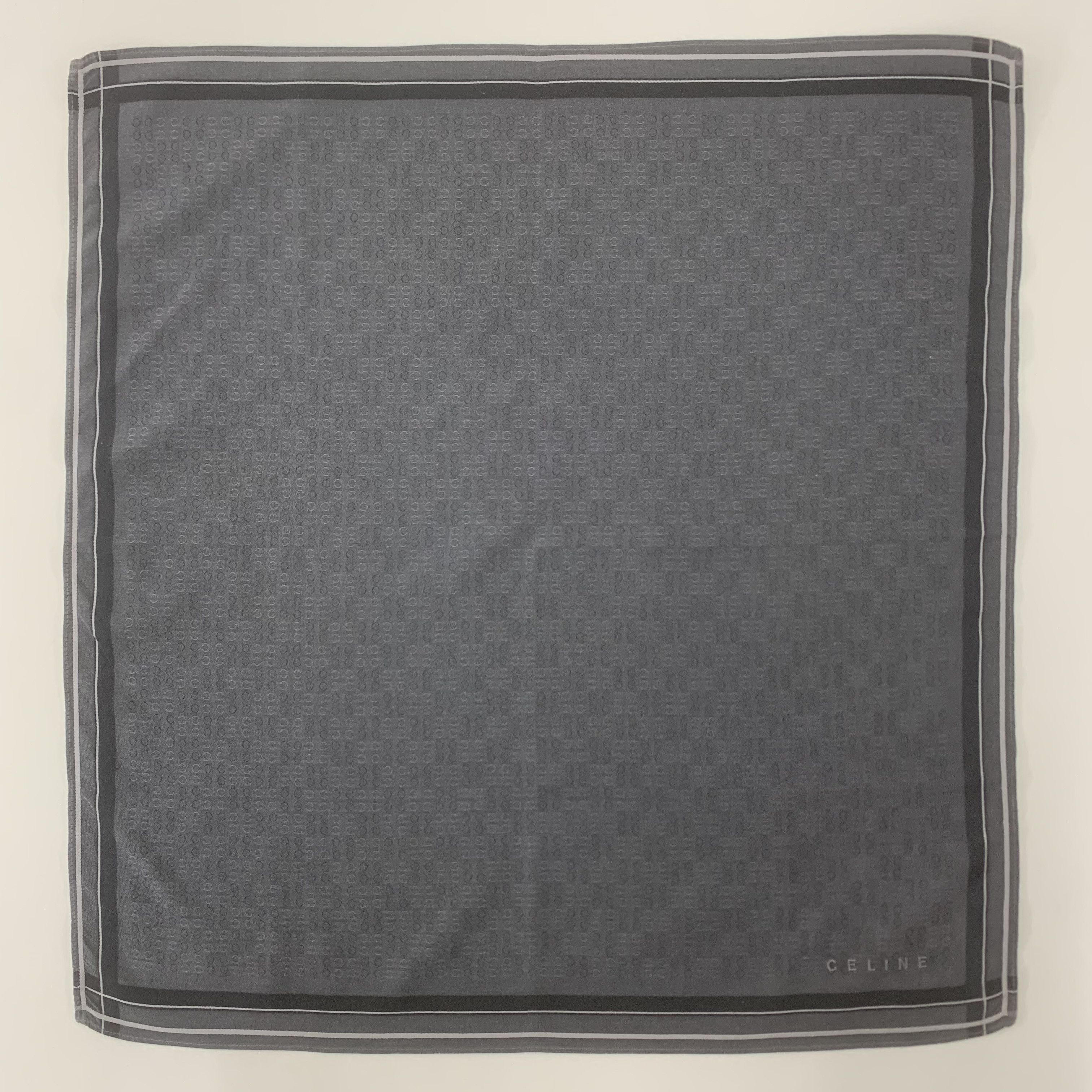 Celine Celine Handkerchief Bandana Neckerchief Pocket Square Size ONE SIZE - 2 Thumbnail