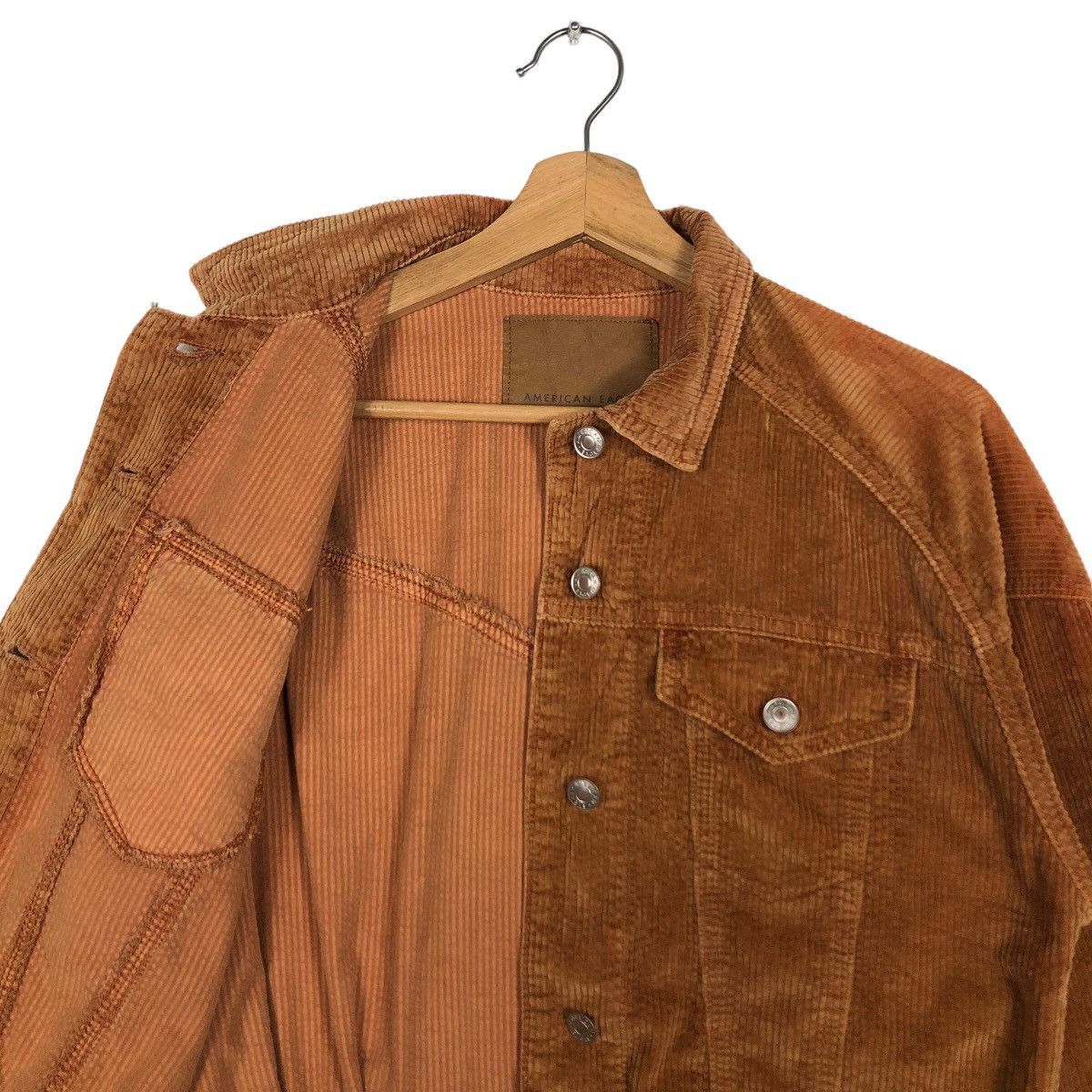 Japanese Brand 🔥American Holic Biker Corduroy Cropped Jacket Size US XS / EU 42 / 0 - 10 Thumbnail