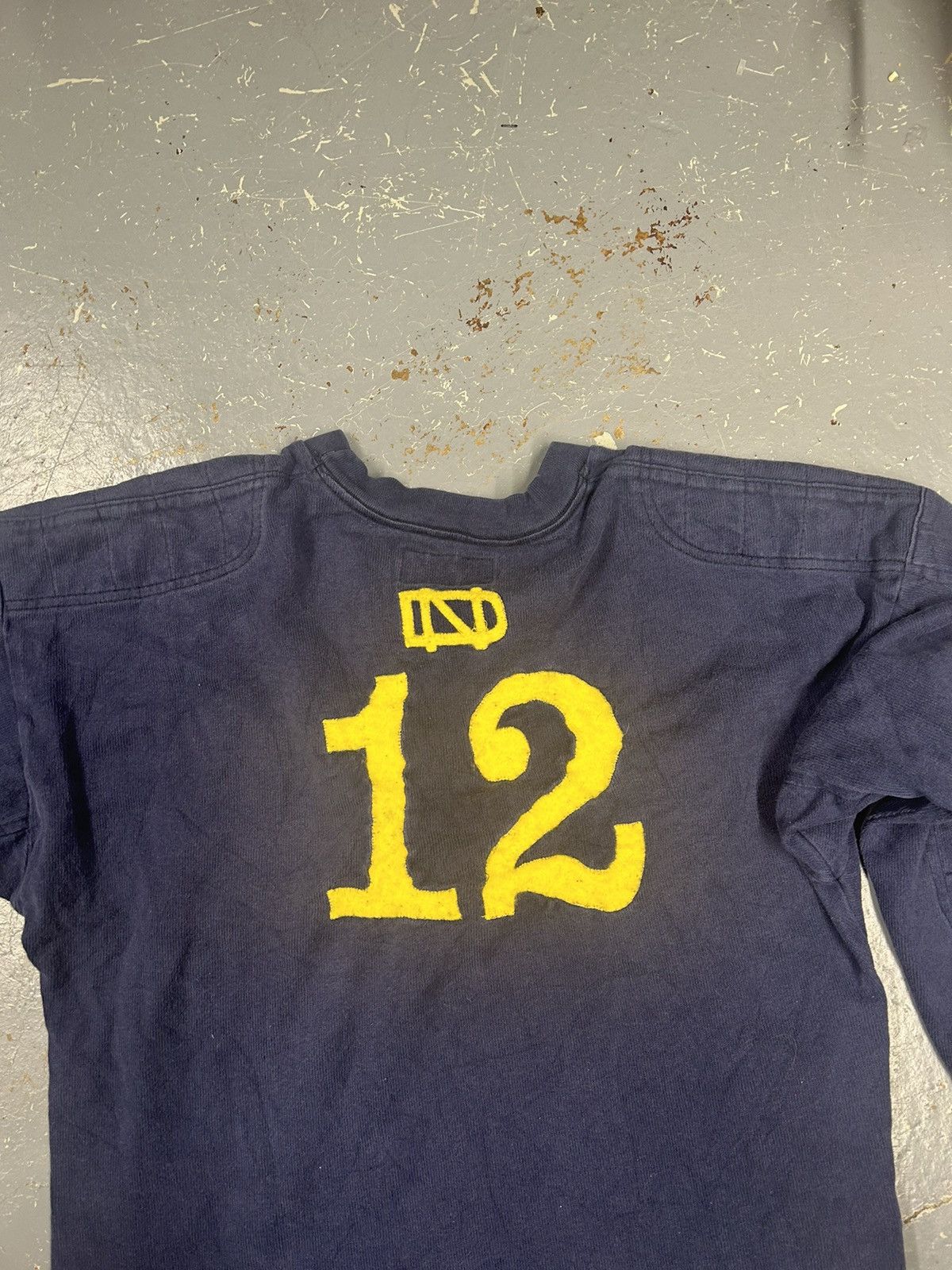 Vintage Crazy Vintage 90s Essential Navy North Dakota Uni Crewneck Size US L / EU 52-54 / 3 - 2 Thumbnail