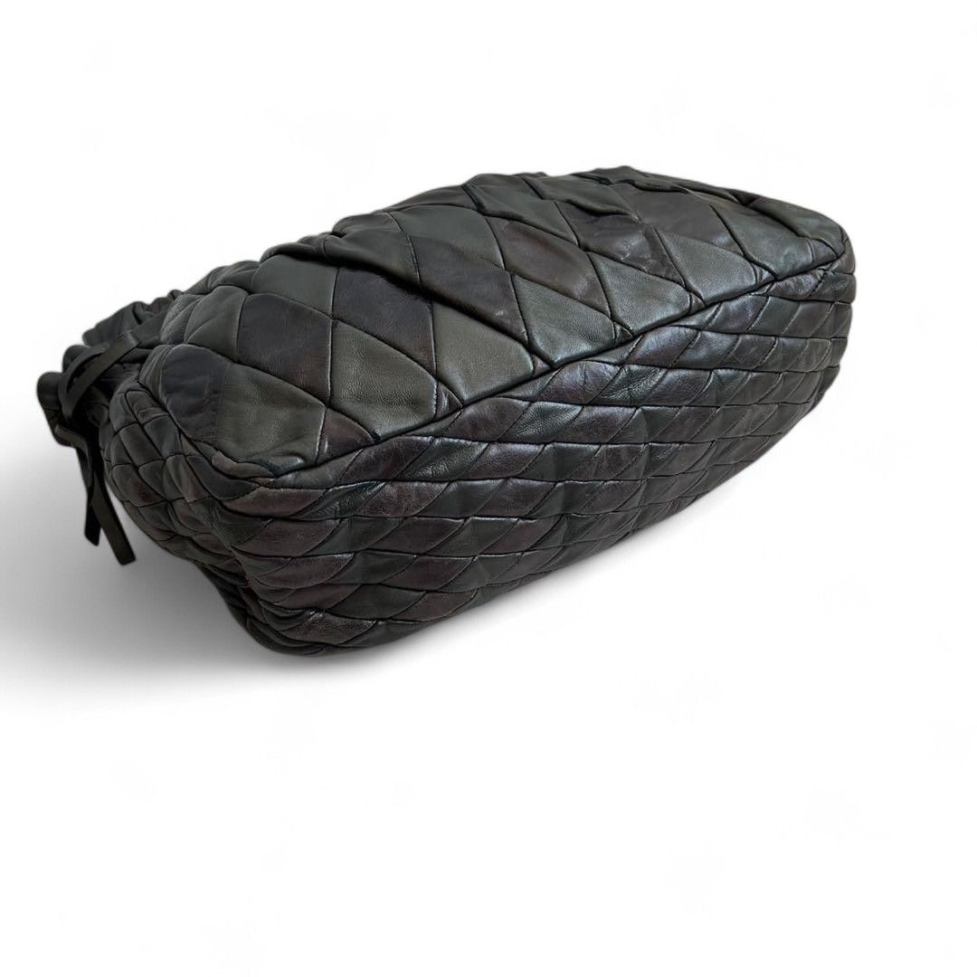 Miu Miu Miu Miu - Quilted Leather Shoulder Bag 90s Italy Designer Size ONE SIZE - 12 Thumbnail