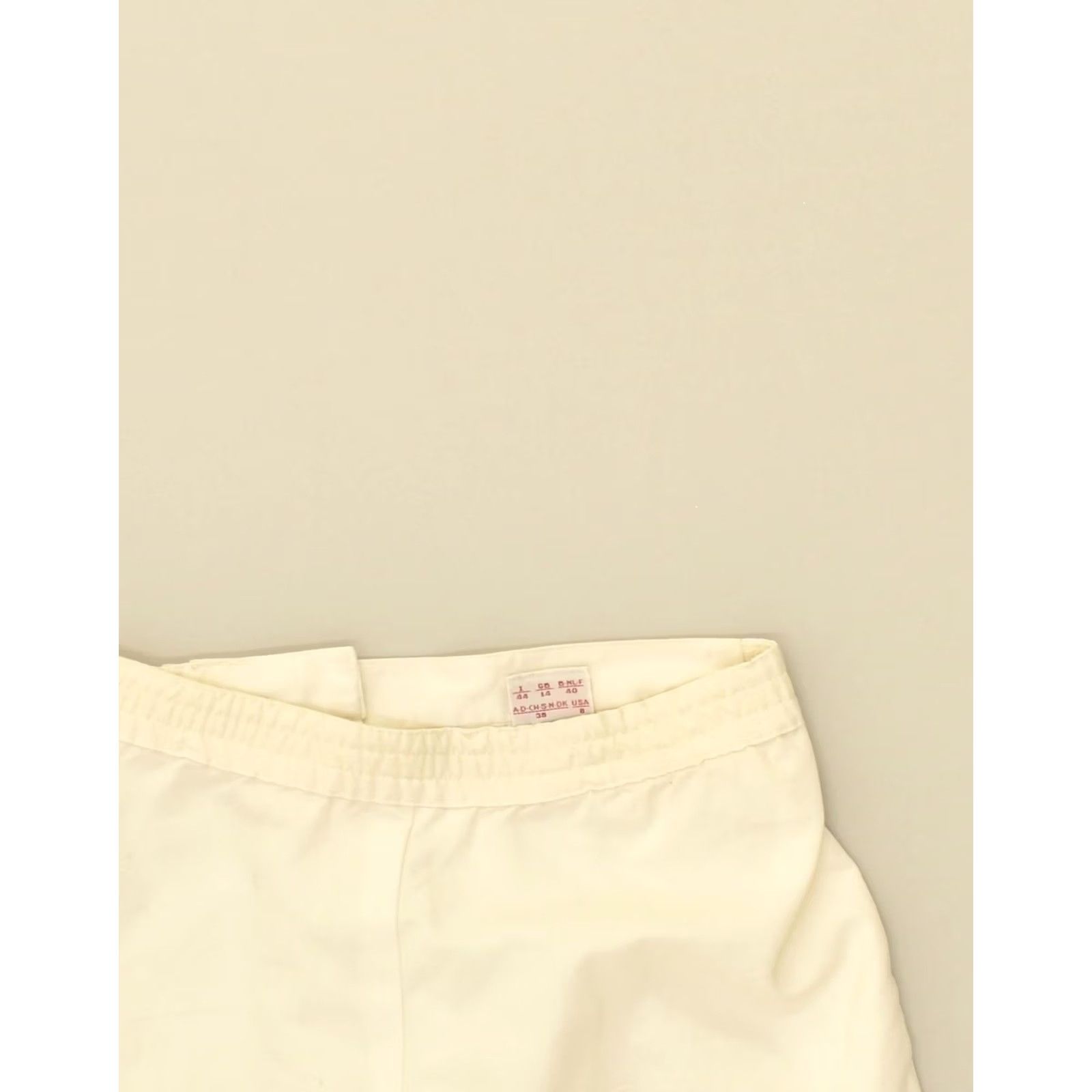 Vintage BELFE Womens Chino Shorts UK 14 Medium W28 White Size 36" / US 14 / IT 50 - 4 Thumbnail