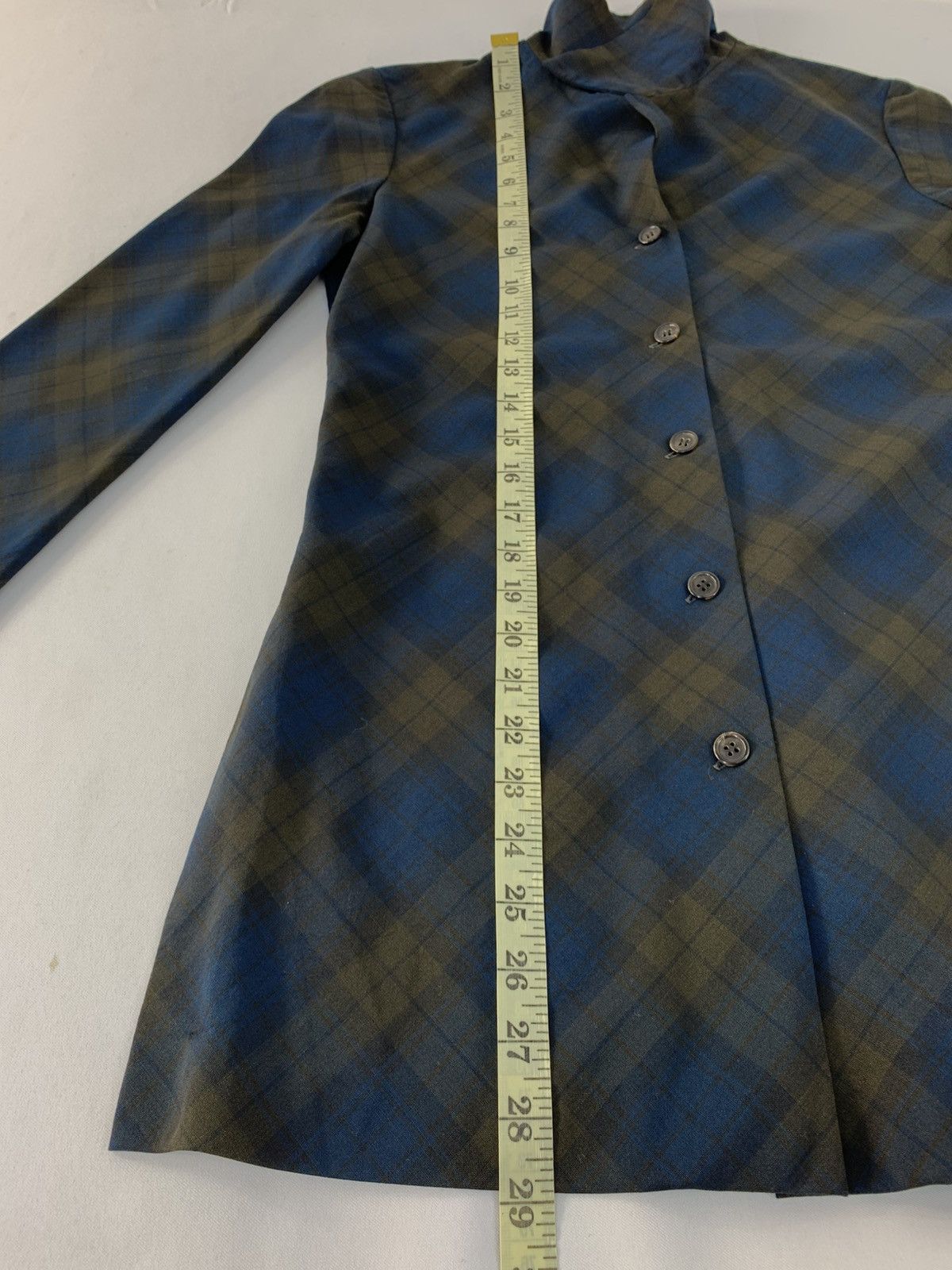 Marc Jacobs Marc Jacob Regency Blazer Coat Shadow Twill Plaid Checked Size S / US 4 / IT 40 - 10 Thumbnail
