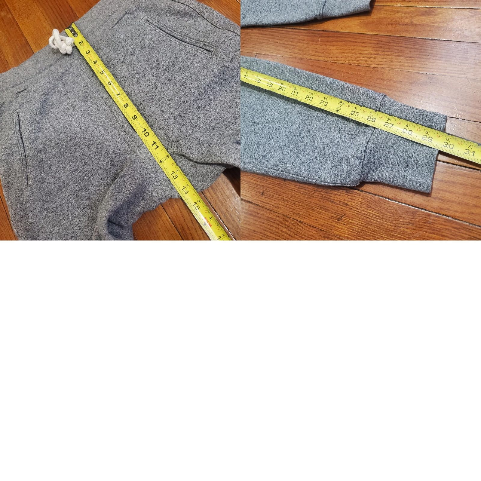 John Elliott VINTAGE John Elliott Sweatpants Mens L Gray French Terry Joggers Made In USA Size US 33 - 8 Thumbnail