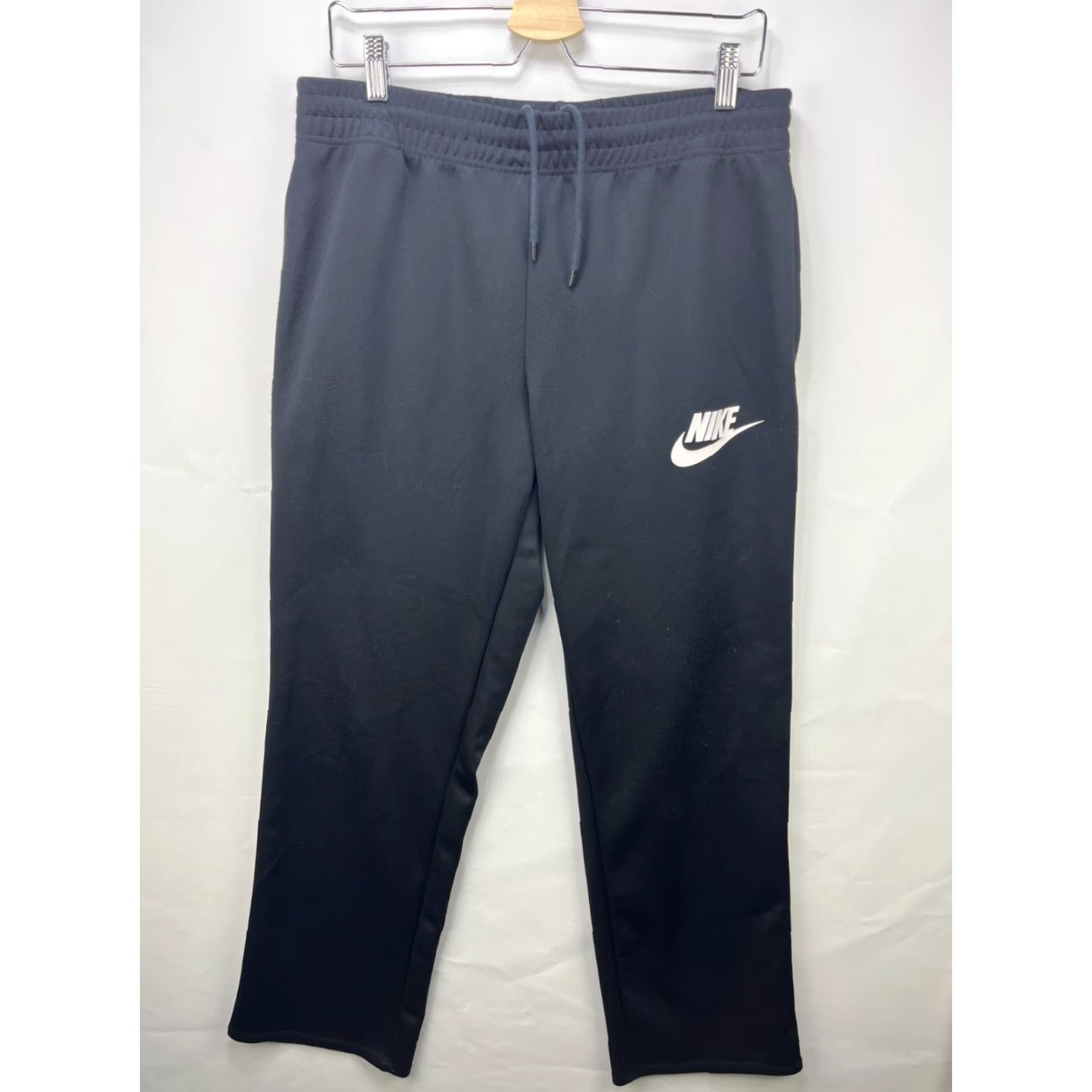 Nike VINTAGE Nike Track Sweatpants Pants Men L Black Sweatpants Nike Drawstring Activewear 90s (Vintage) Mens Size US 33 - 2 Thumbnail