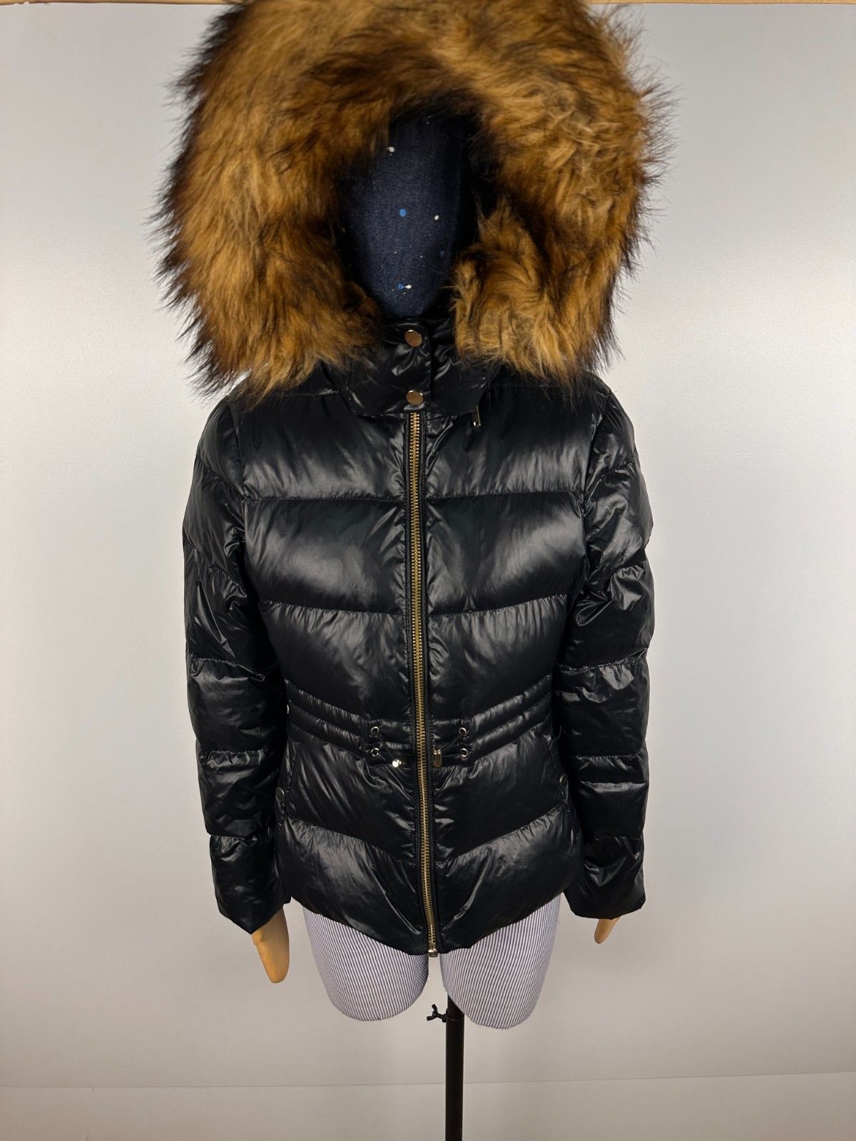 Zara Zara Women’s Down Puffer Jacket Black Size S Size S / US 4 / IT 40 - 1 Thumbnail