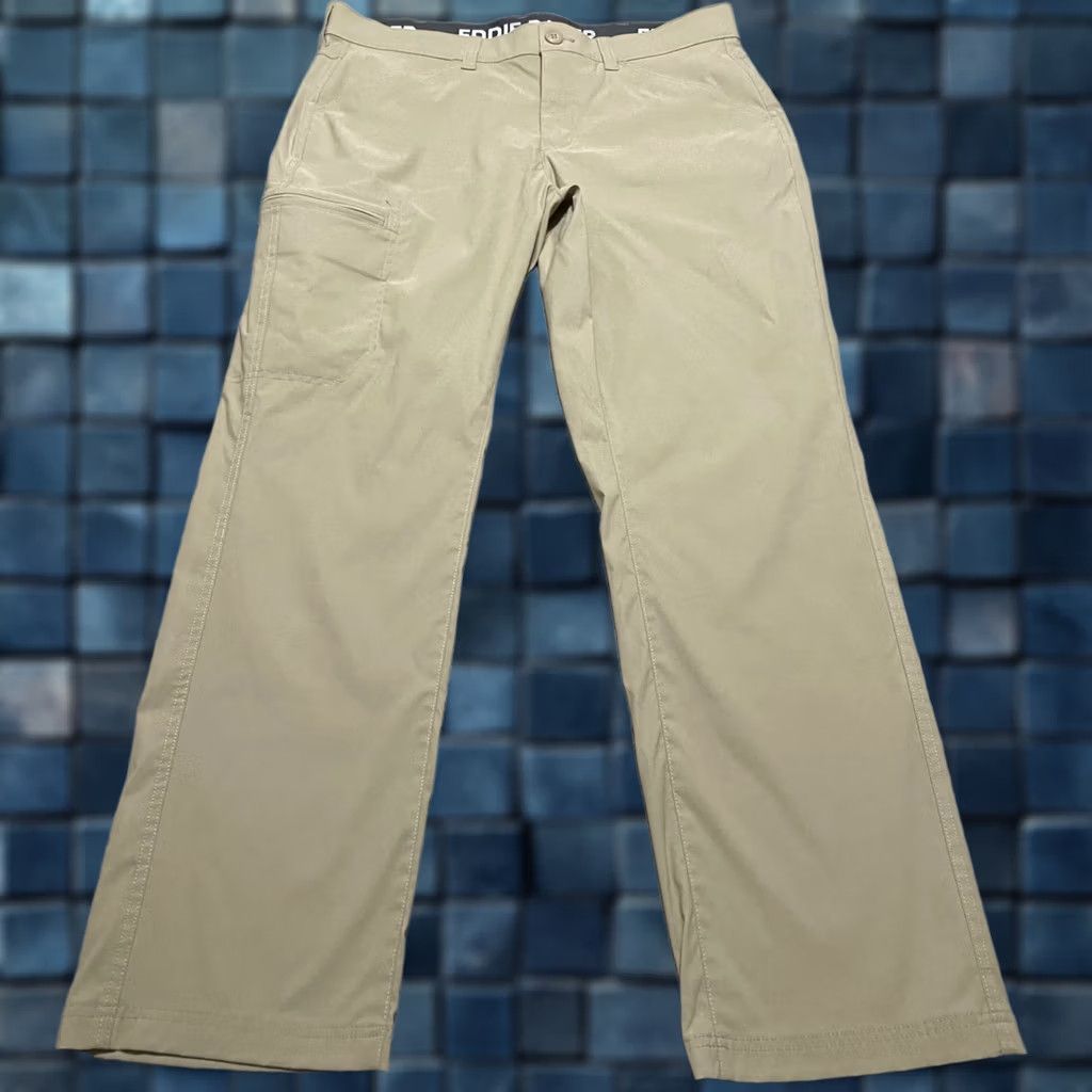 Eddie Bauer Eddie Bauer Mens Pants Beige 36x32 Straight Chino Cargo 5-Pocket Regular Nylon Spandex Outdoor Hiking Rainer Tech Casual Travel Womens Mens Boys Girls Size US 36 / EU 52 - 1 Thumbnail
