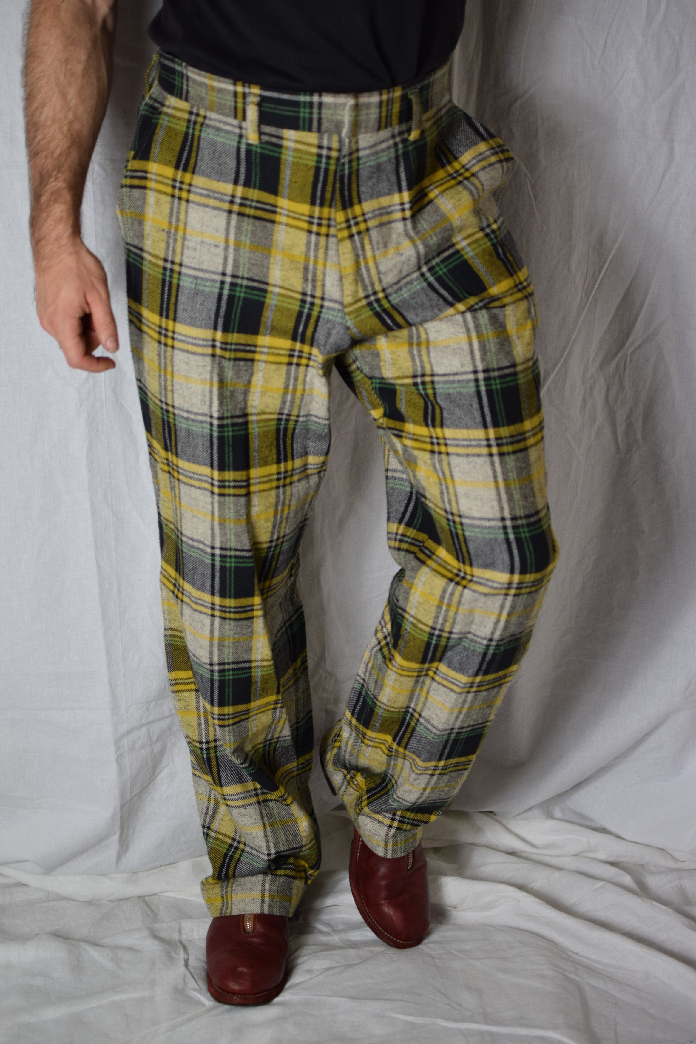 Yohji Yamamoto 80's Archive Check Pants
