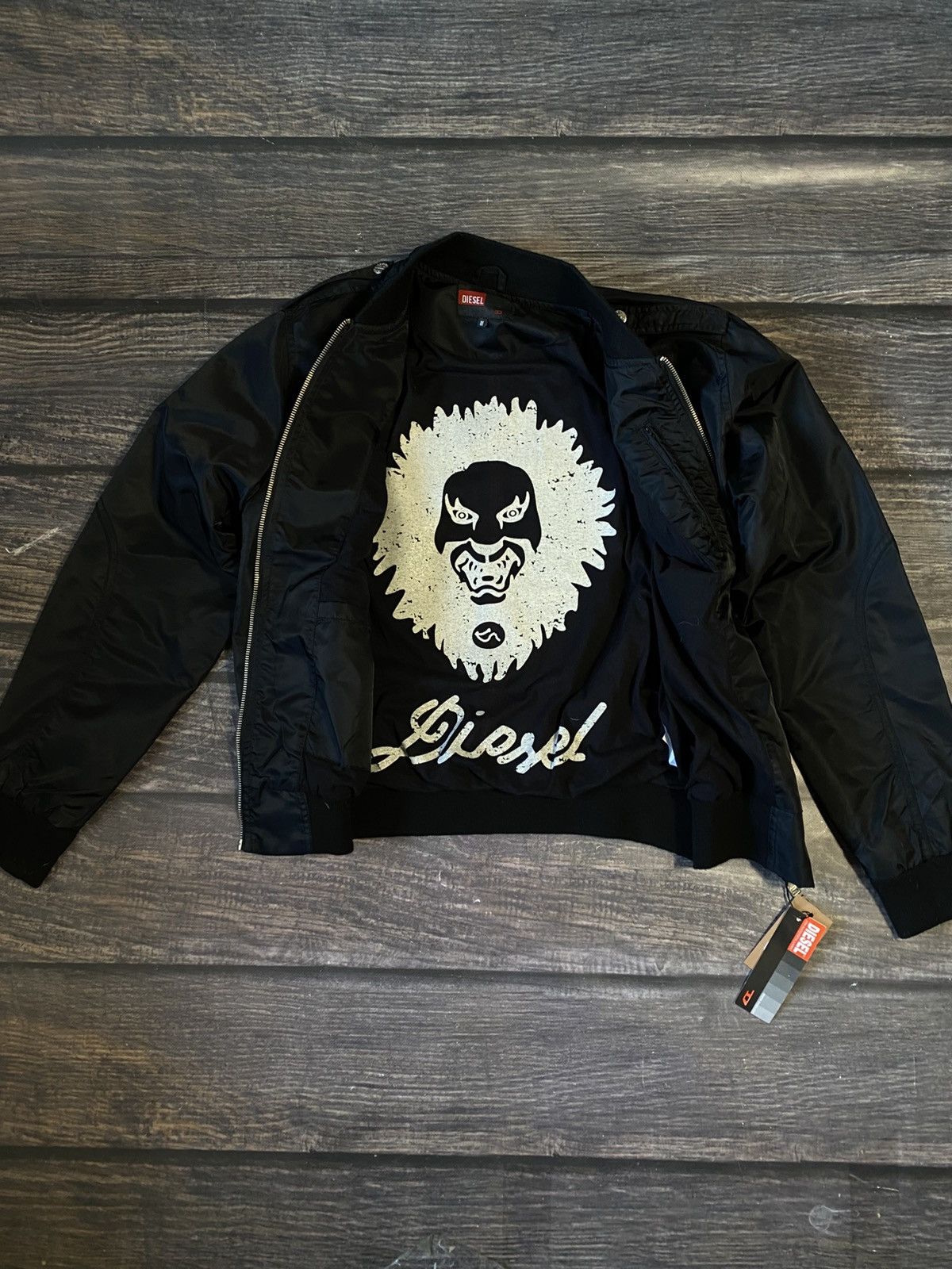 Diesel Diesel Vintage Men’s Bomber Big Logo y2k Size US M / EU 48-50 / 2 - 1 Thumbnail
