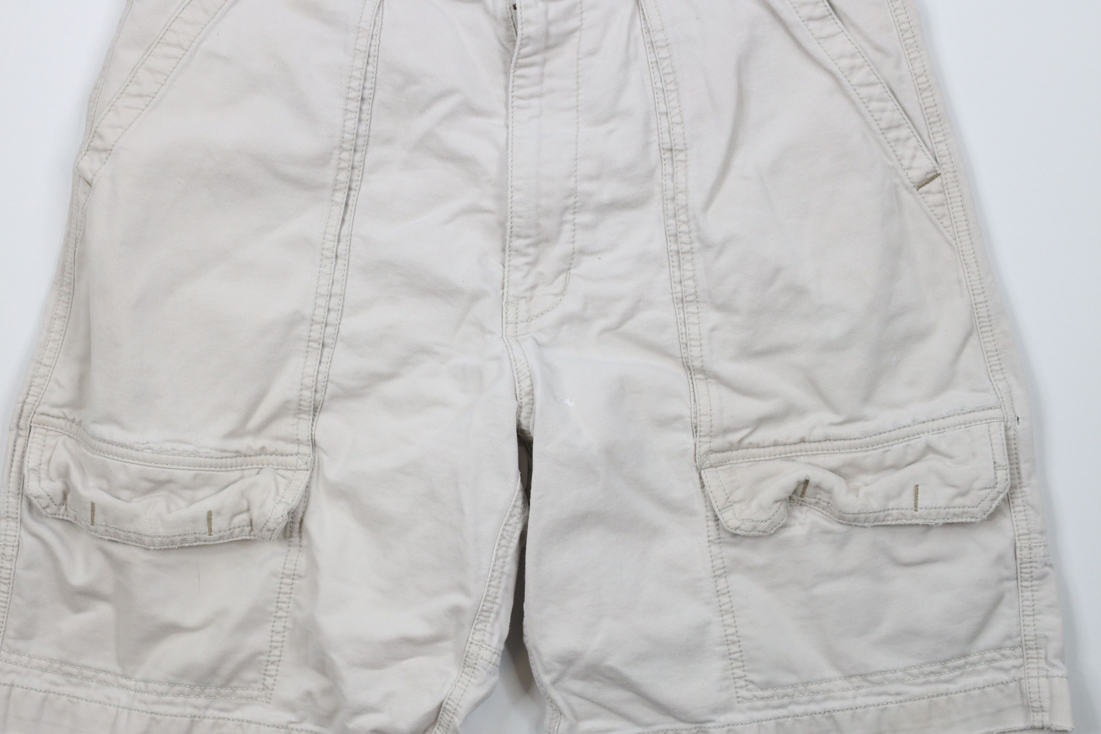 American Eagle Outfitters Vintage American Eagle Outfitters Fit Cargo Shorts Beige Size US 32 / EU 48 - 3 Thumbnail