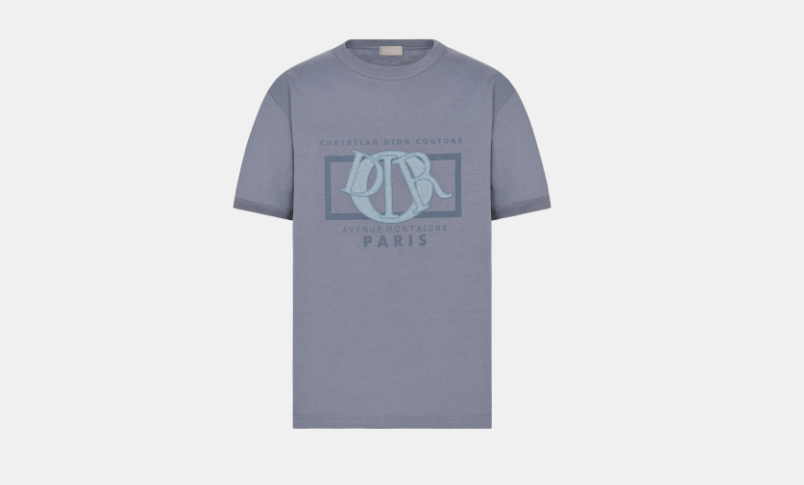 o1w1db10525 493J64 Relaxed-Fit T-Shirt in Gray