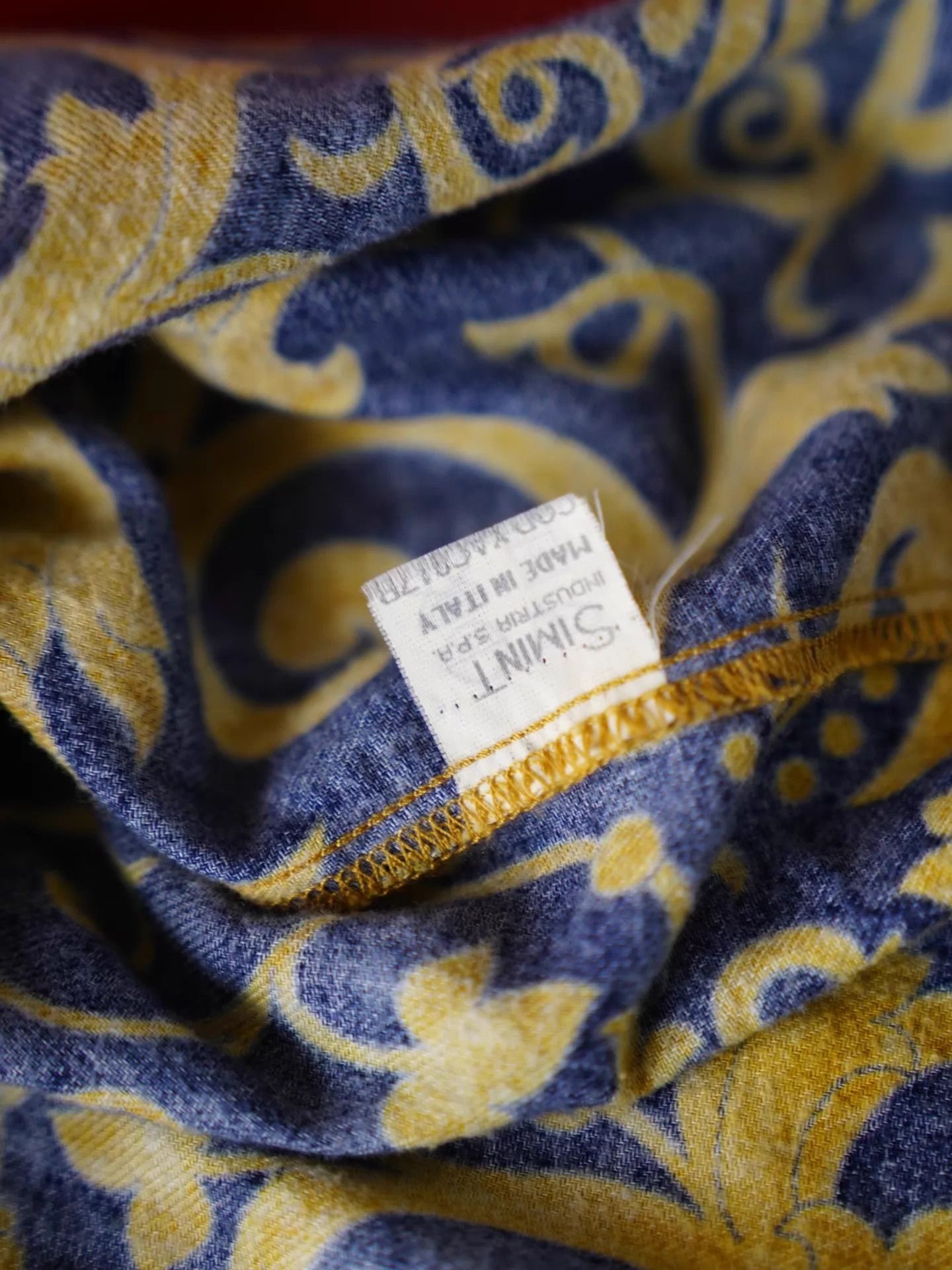 Ganni Gianni Versace Baroque Print Relaxed Italian Shirt Size XXS / US 00 / IT 34 - 7 Thumbnail