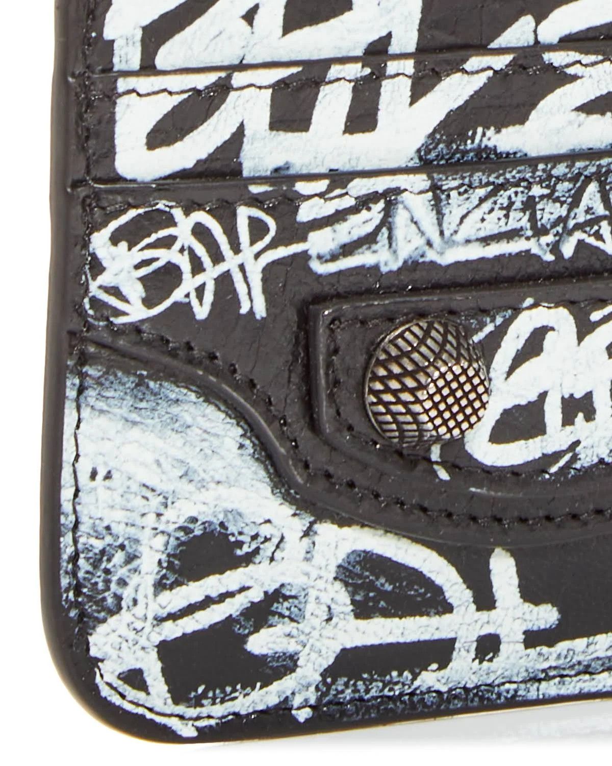 Balenciaga o1bcso1str1124 Size: OS / Le Cagole Card Holder Graffiti Size ONE SIZE - 6 Thumbnail