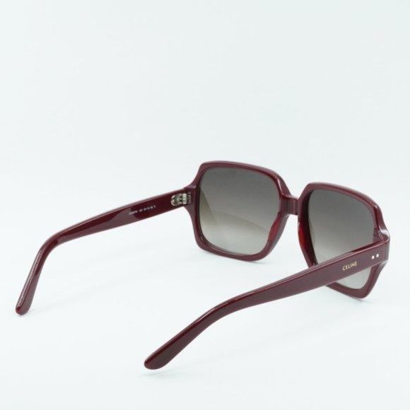 Celine NEW CELINE CL40074I 69F BURGUNDY BROWN GRADIENT SUNGLASSES Size ONE SIZE - 10 Thumbnail