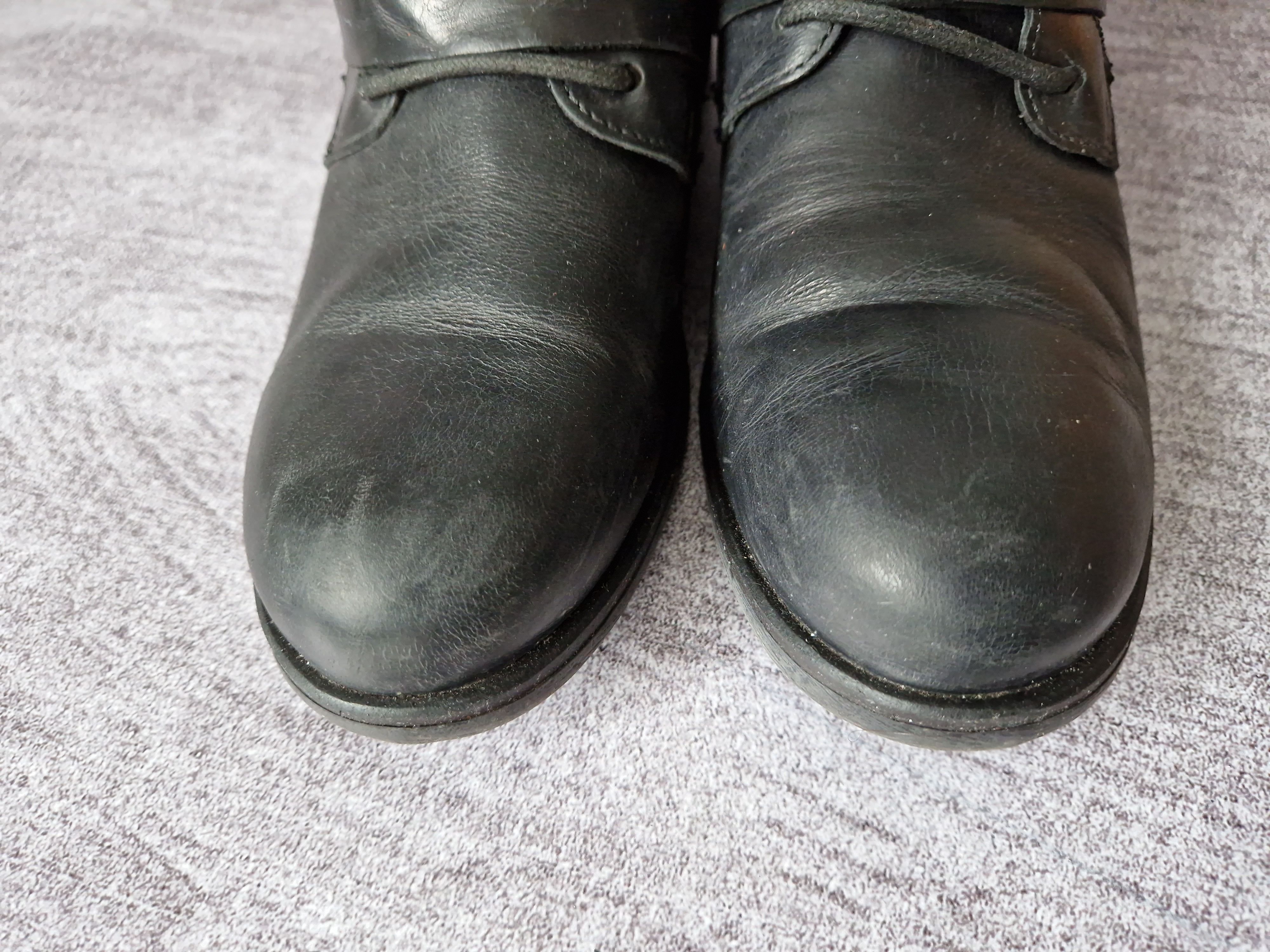 Japanese Brand Faded leather metal futuristic boots Size US 6 / IT 36 - 8 Thumbnail