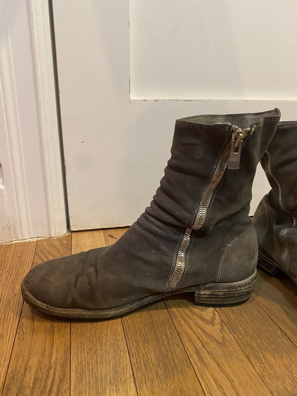 Guidi Guidi boots grey 43 zipper suede Size US 10 / EU 43 - 4 Thumbnail