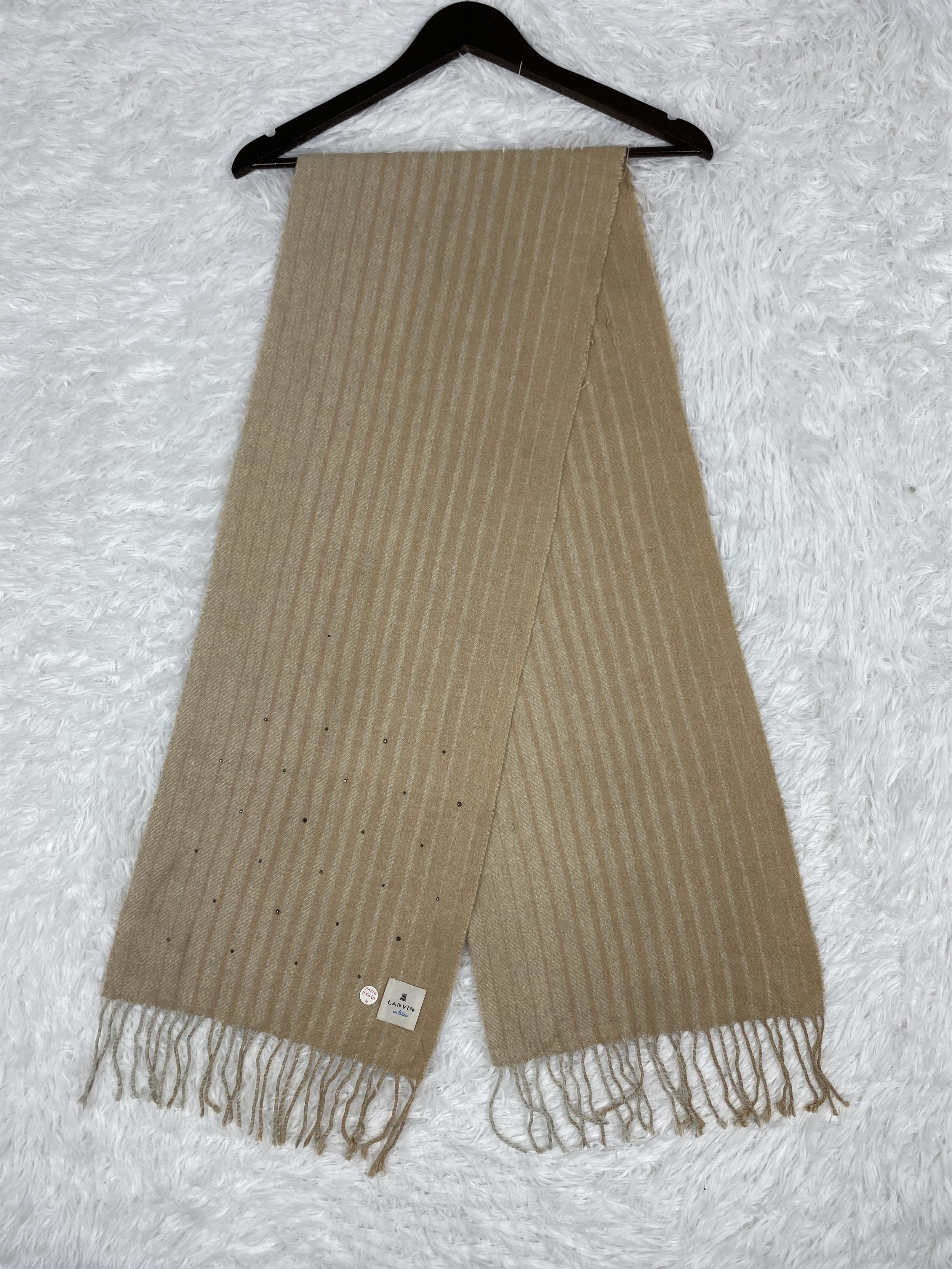 Lanvin Vintage Lanvin Scarf / Muffler Neckwear PM0146 Size ONE SIZE - 1 Thumbnail