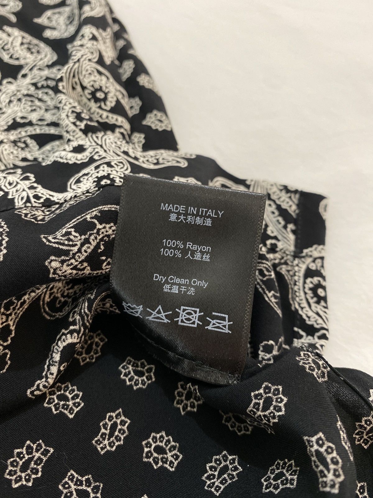 Rhude Rhude Paisley Bandana Short Sleeve Button Up Shirt Size US S / EU 44-46 / 1 - 8 Thumbnail