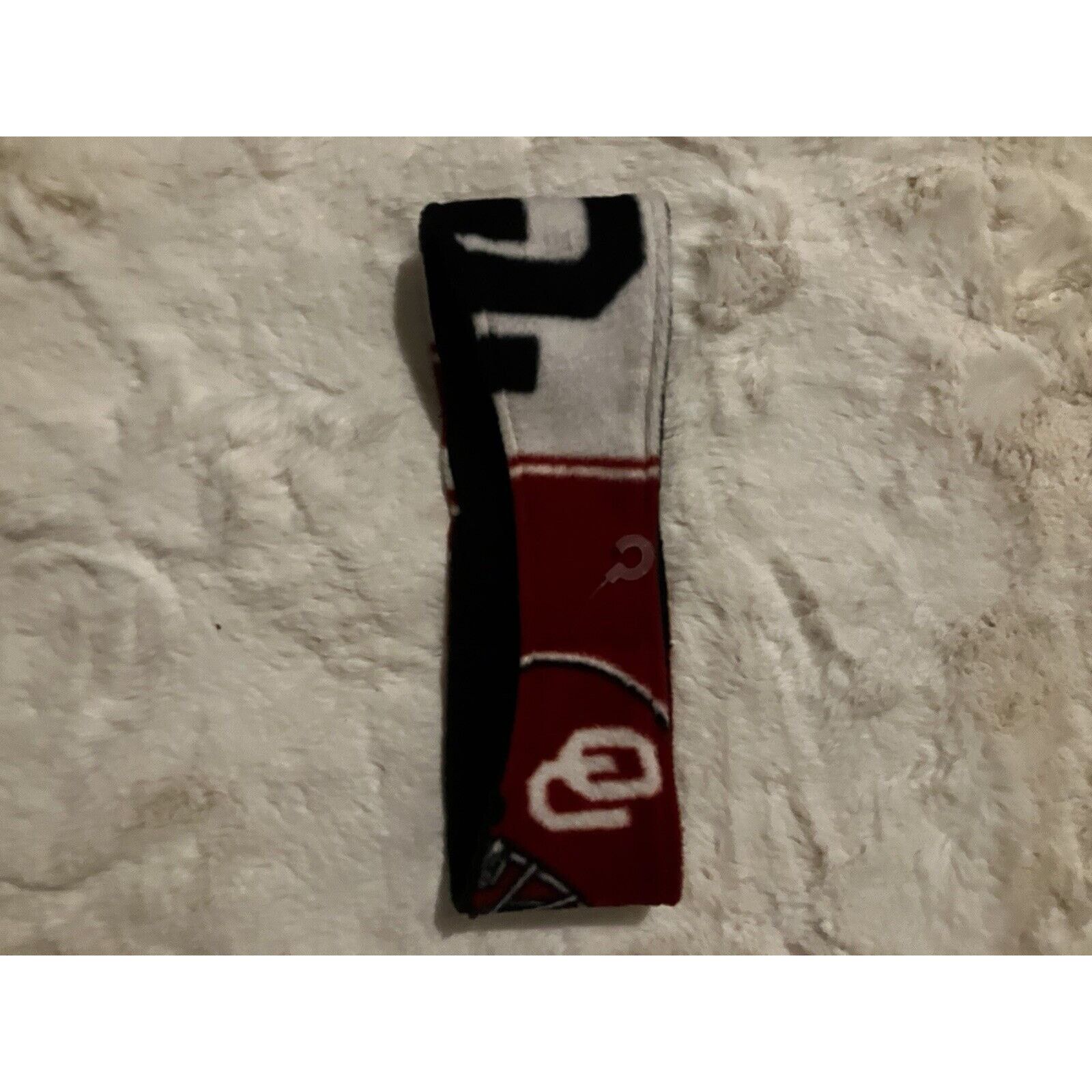 & Other Stories Oklahoma University Head Band OU Sooners Headband Sweatband Size ONE SIZE - 3 Thumbnail