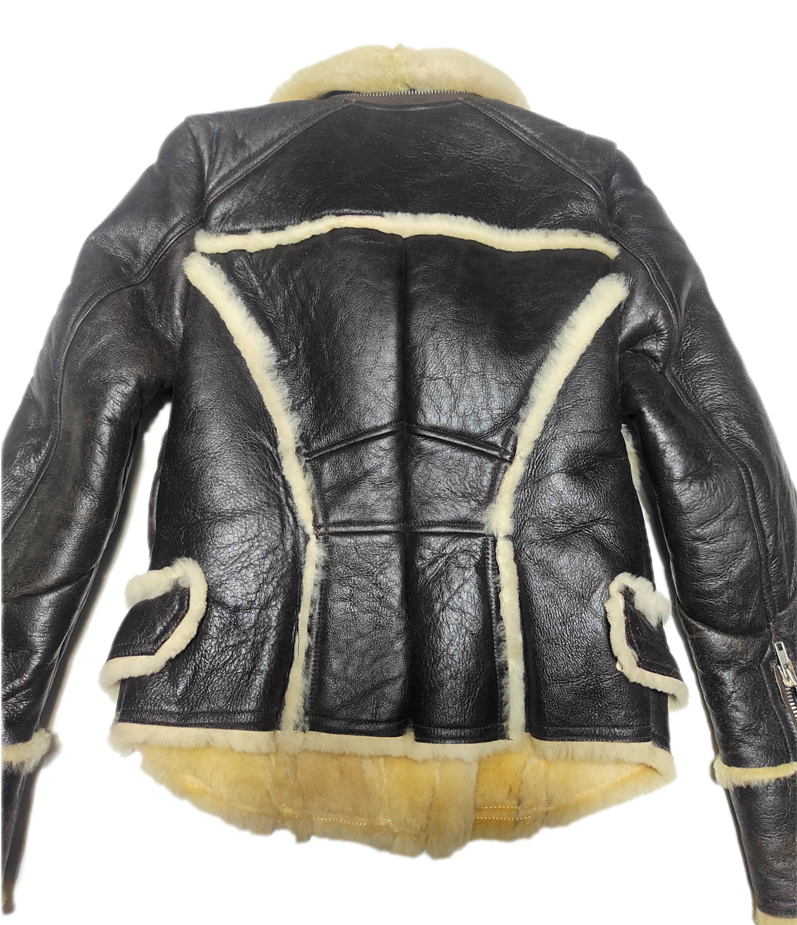 Other Beautiful Genuine leather Shearling Jacket Bolero Size XXS / US 00 / IT 34 - 6 Thumbnail