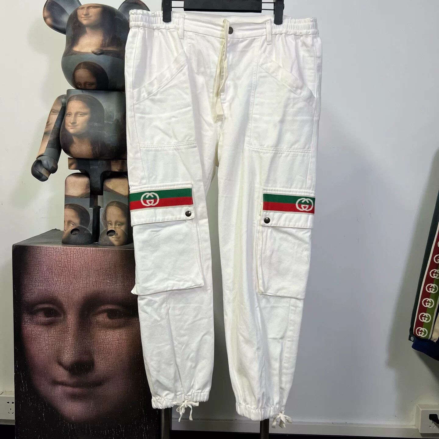 Gucci Gucci Web Stripe Cargo Pants Size 52 Size US 36 / EU 52 - 1 Thumbnail