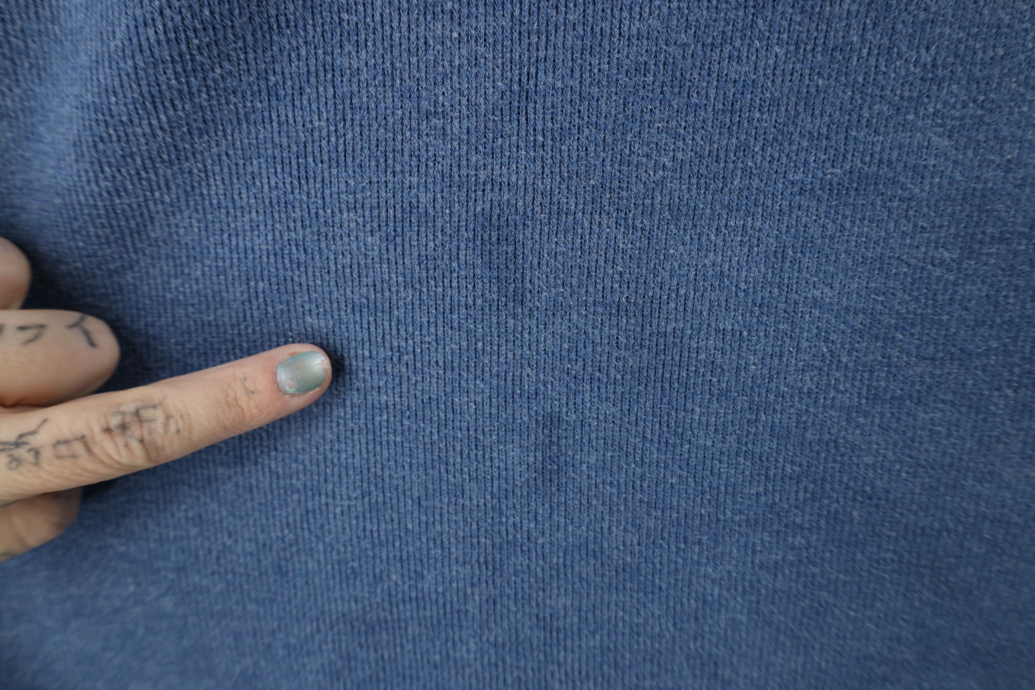Ralph Lauren × Vintage Vintage 90s Ralph Lauren Ribbed Knit Half Zip Sweater Blue Size US XL / EU 56 / 4 - 5 Thumbnail