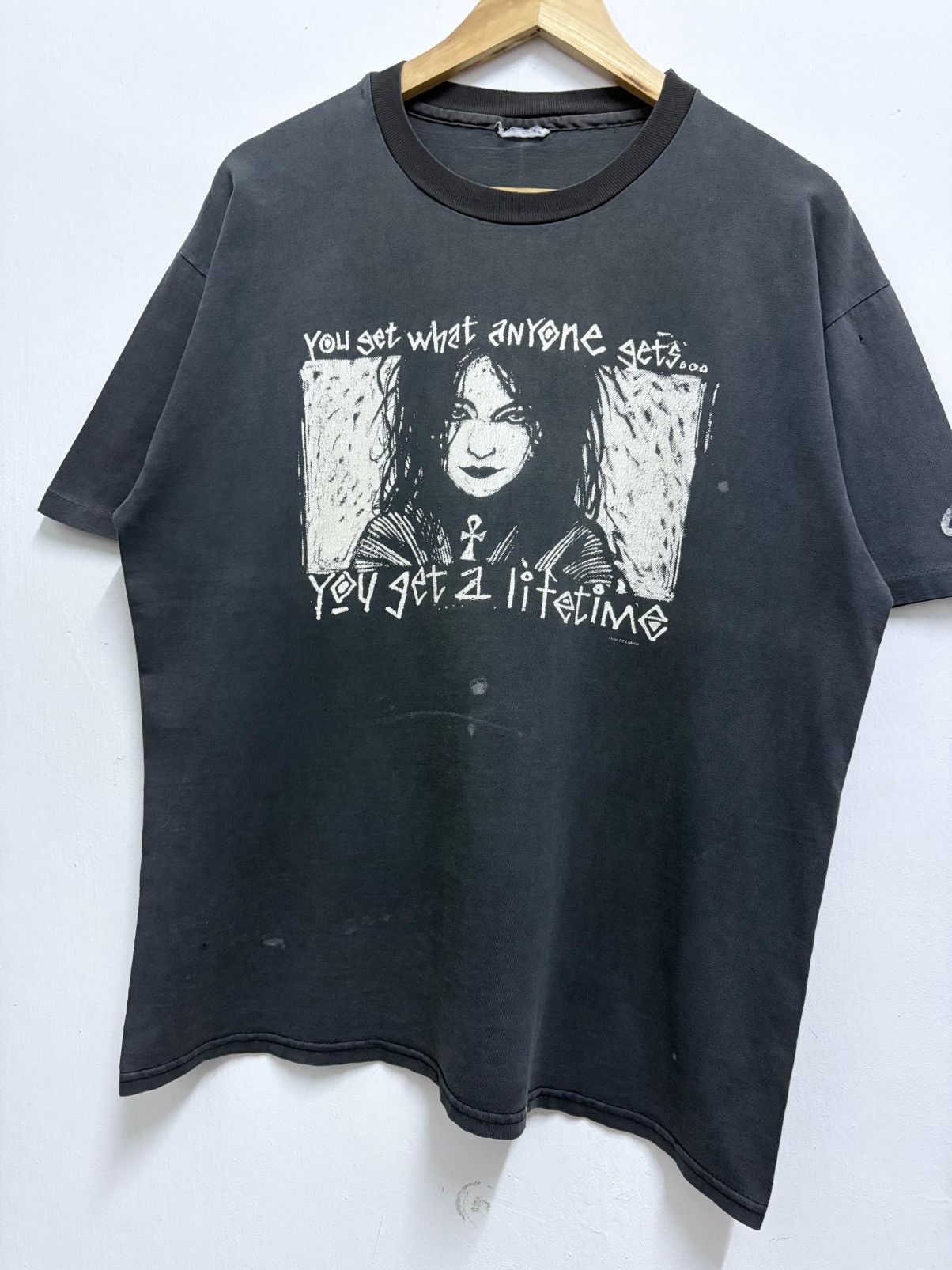 Vintage Vintage 90’s DC Comics - The Sandman / Lady Death T-Shirt Size US L / EU 52-54 / 3 - 7 Thumbnail