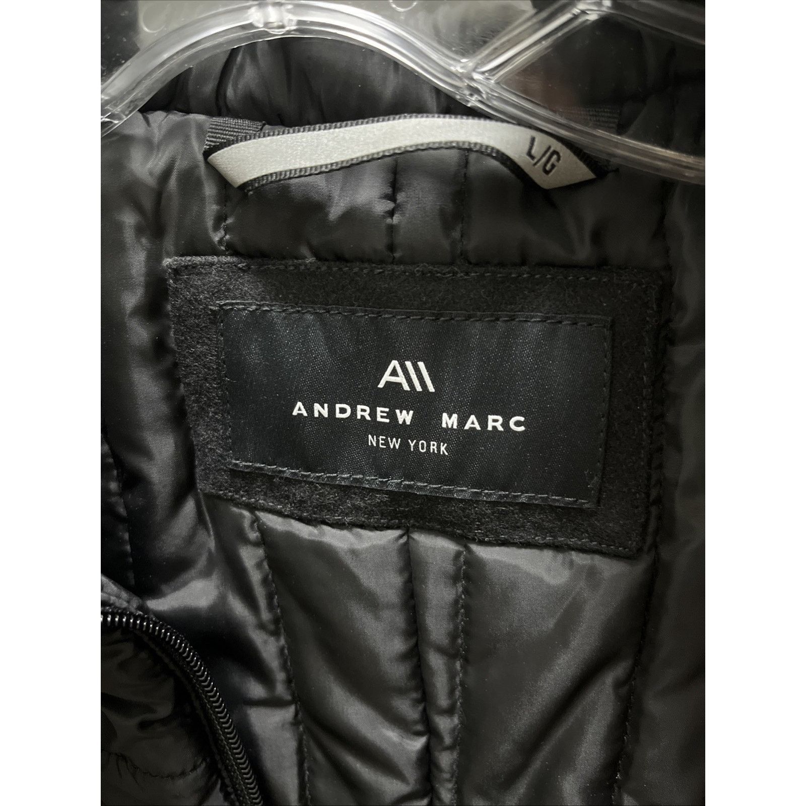Andrew Marc Andrew Marc NY Men Large Sheffield Wool Coat-Mid Full Black Size US L / EU 52-54 / 3 - 4 Thumbnail