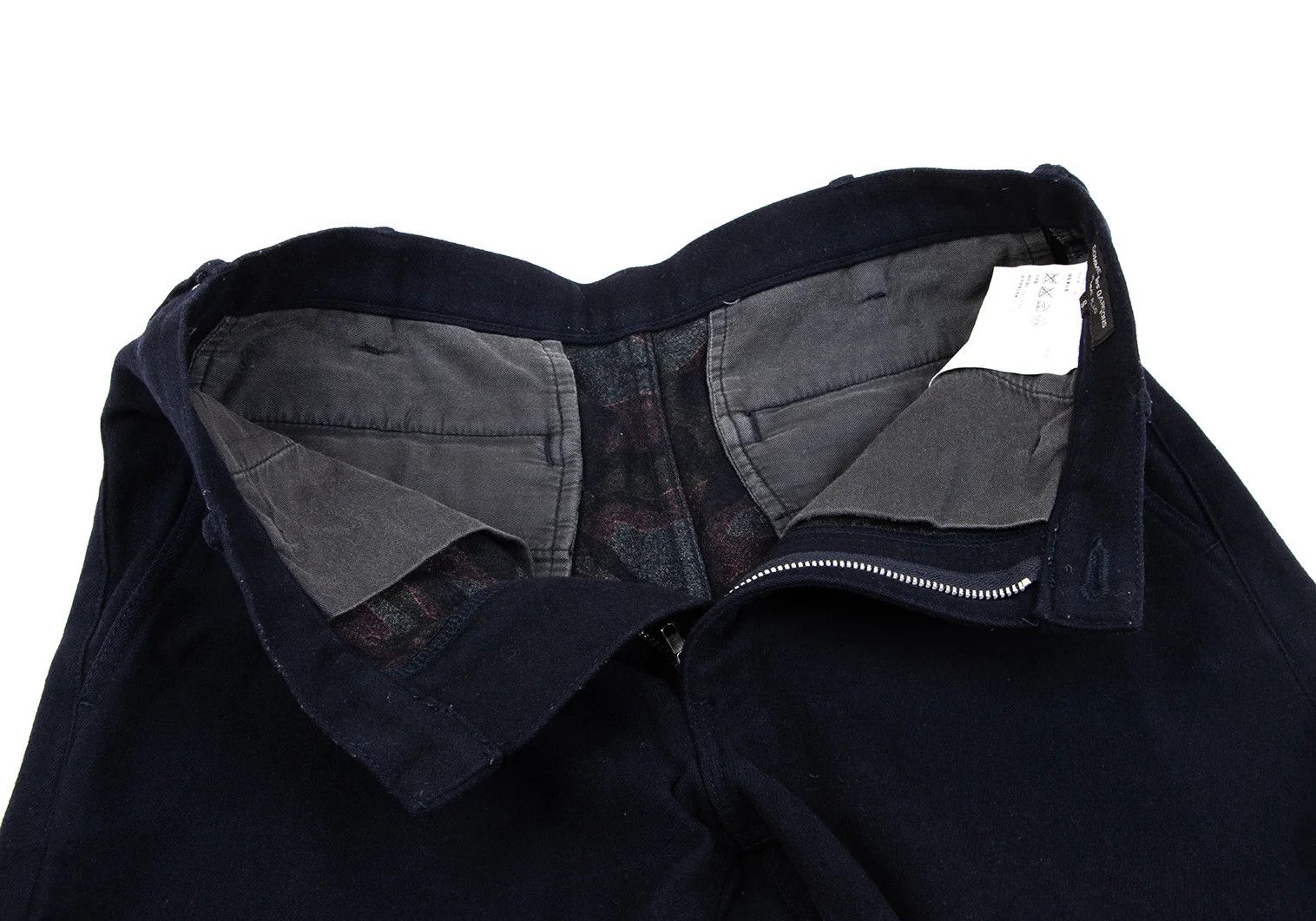 Comme des Garcons Homme Plus Camouflage Wool Nylon Pants in Navy, Size S Size US 30 / EU 46 - 6 Thumbnail