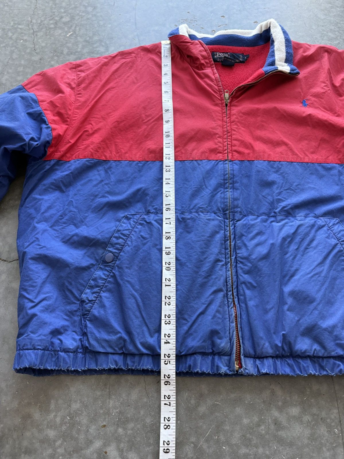 Polo Ralph Lauren Vintage 90s Polo Ralph Lauren Fleece Lined Bomber Jacket Size US XL / EU 56 / 4 - 12 Thumbnail