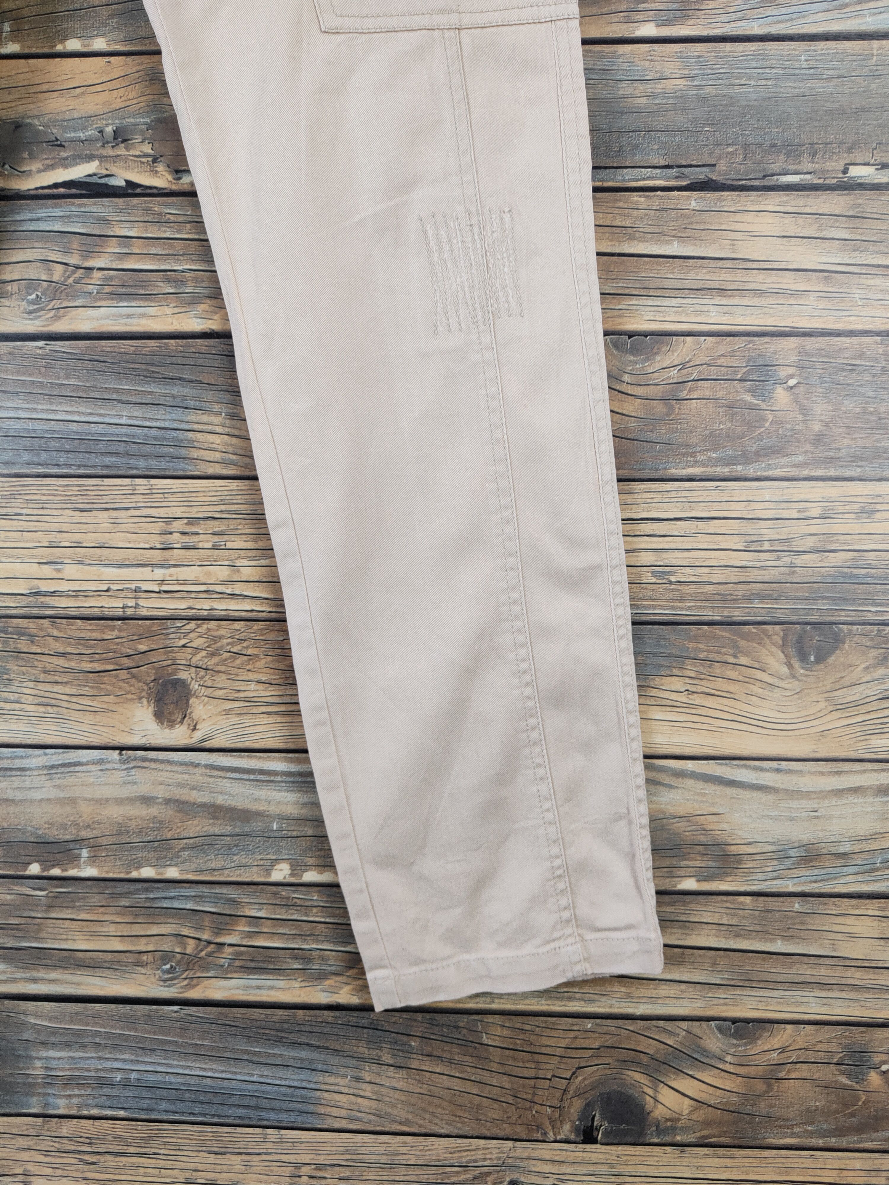 Japanese Brand DLL Buckaroo Peach Multipocket Skinny Cargo Pants #223 Size US 31 - 6 Thumbnail