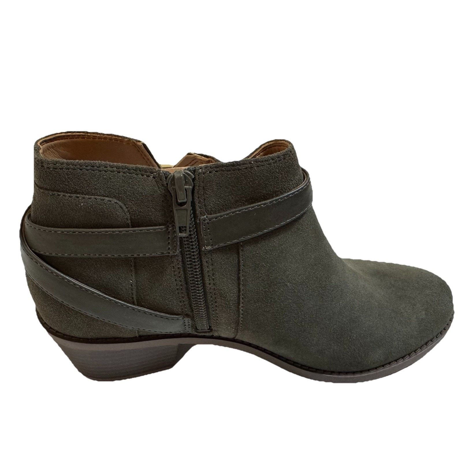 Vionic Vionic Farrah ankle boot khaki green suede Women’s Size 7.5 Size US 7.5 / IT 37.5 - 9 Thumbnail