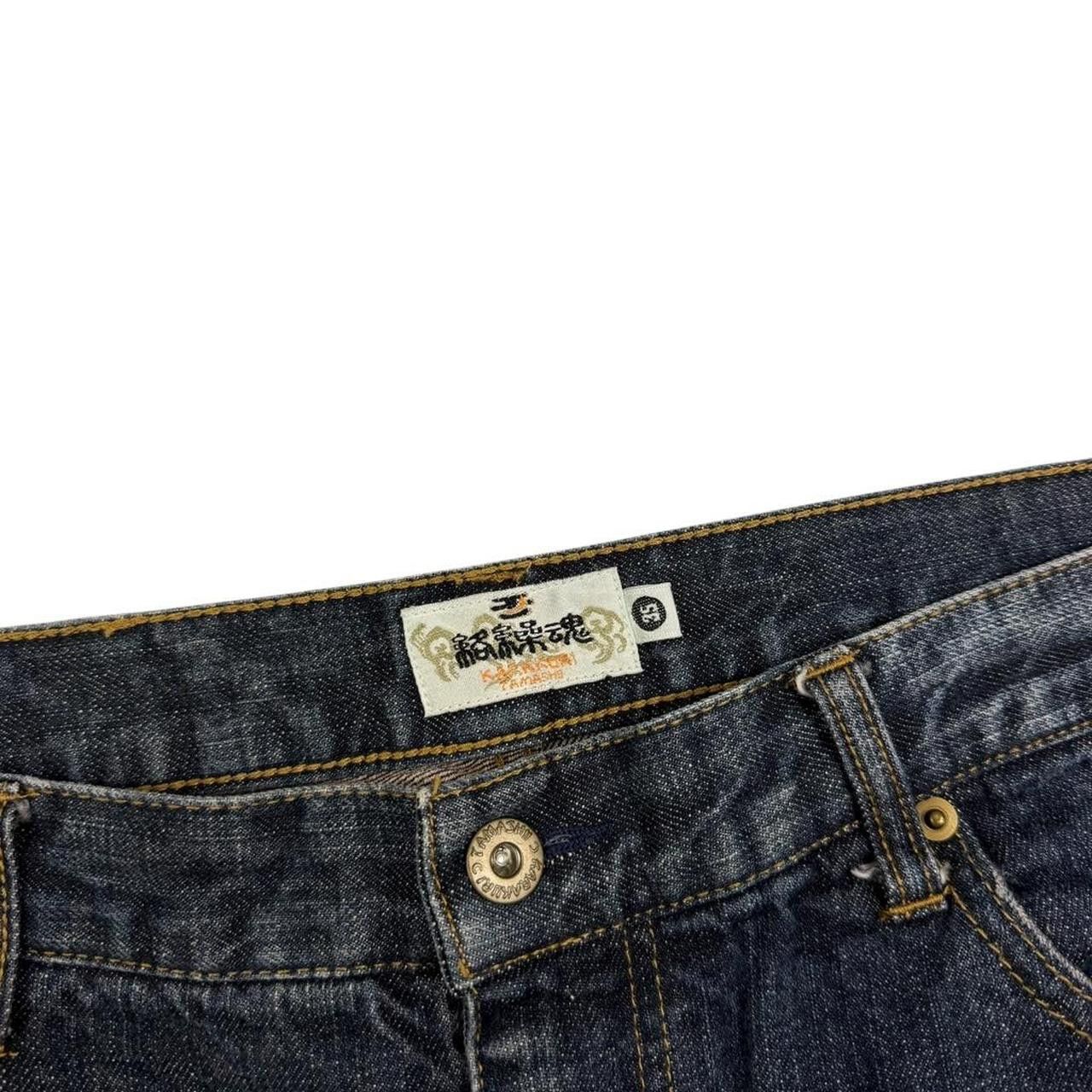 Karakuri Tamashii Karakuri Tamashii Embroidered Bird Japanese Jeans - Waist 35 Size US 35 - 6 Thumbnail
