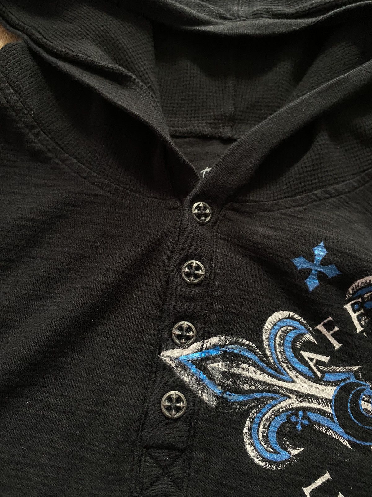 Affliction Affliction Live Fast T Shirt Long Sleeve Logo Spell Out Size US XL / EU 56 / 4 - 9 Thumbnail