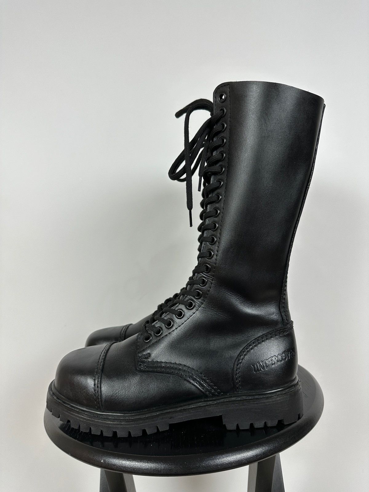 Vintage Vintage Undercover High Leather Steel Toe England Boots Size US 7.5 / EU 40-41 - 1 Thumbnail