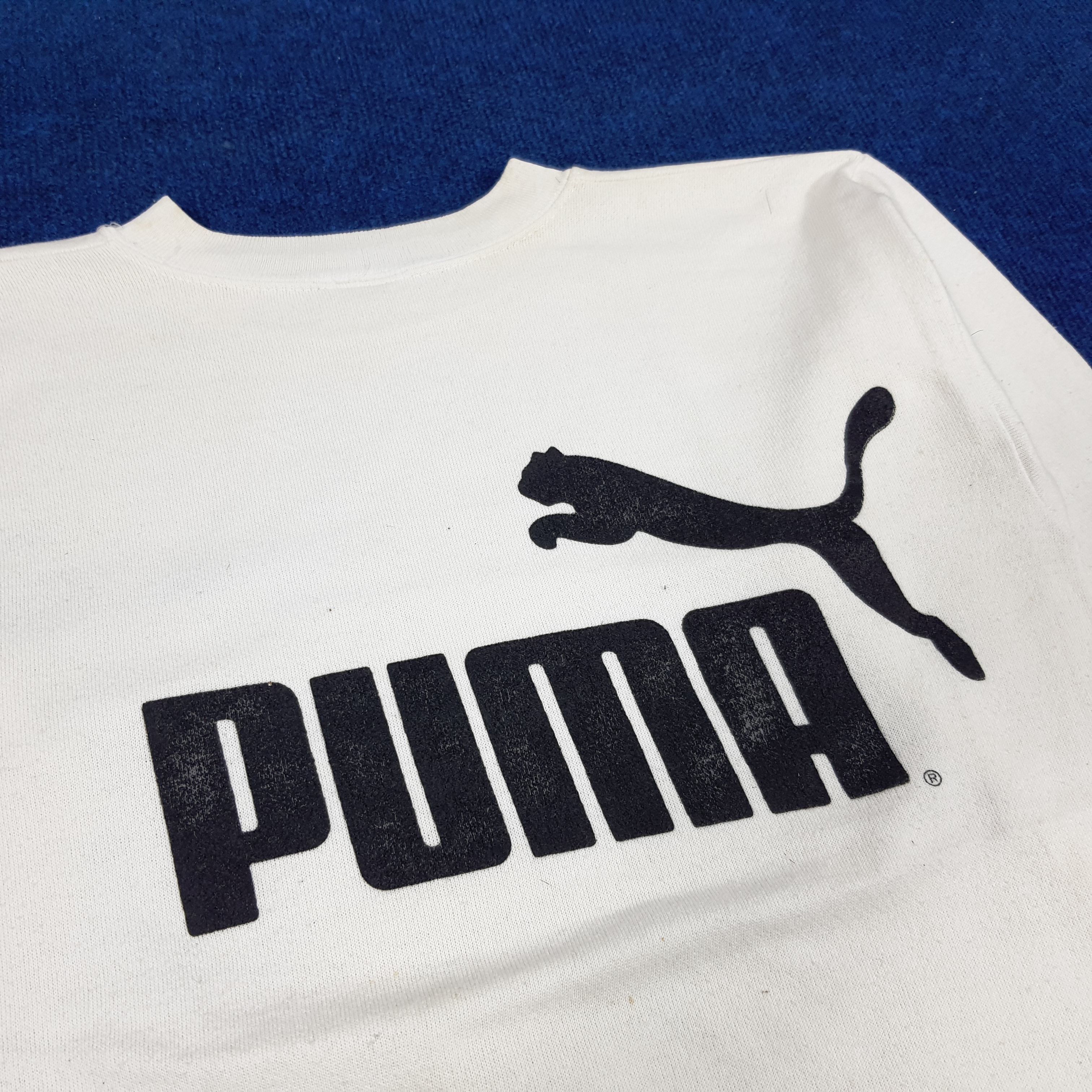 Puma × Vintage Vintage PUMA Big Logo Sweatshirts Size US S / EU 44-46 / 1 - 2 Thumbnail