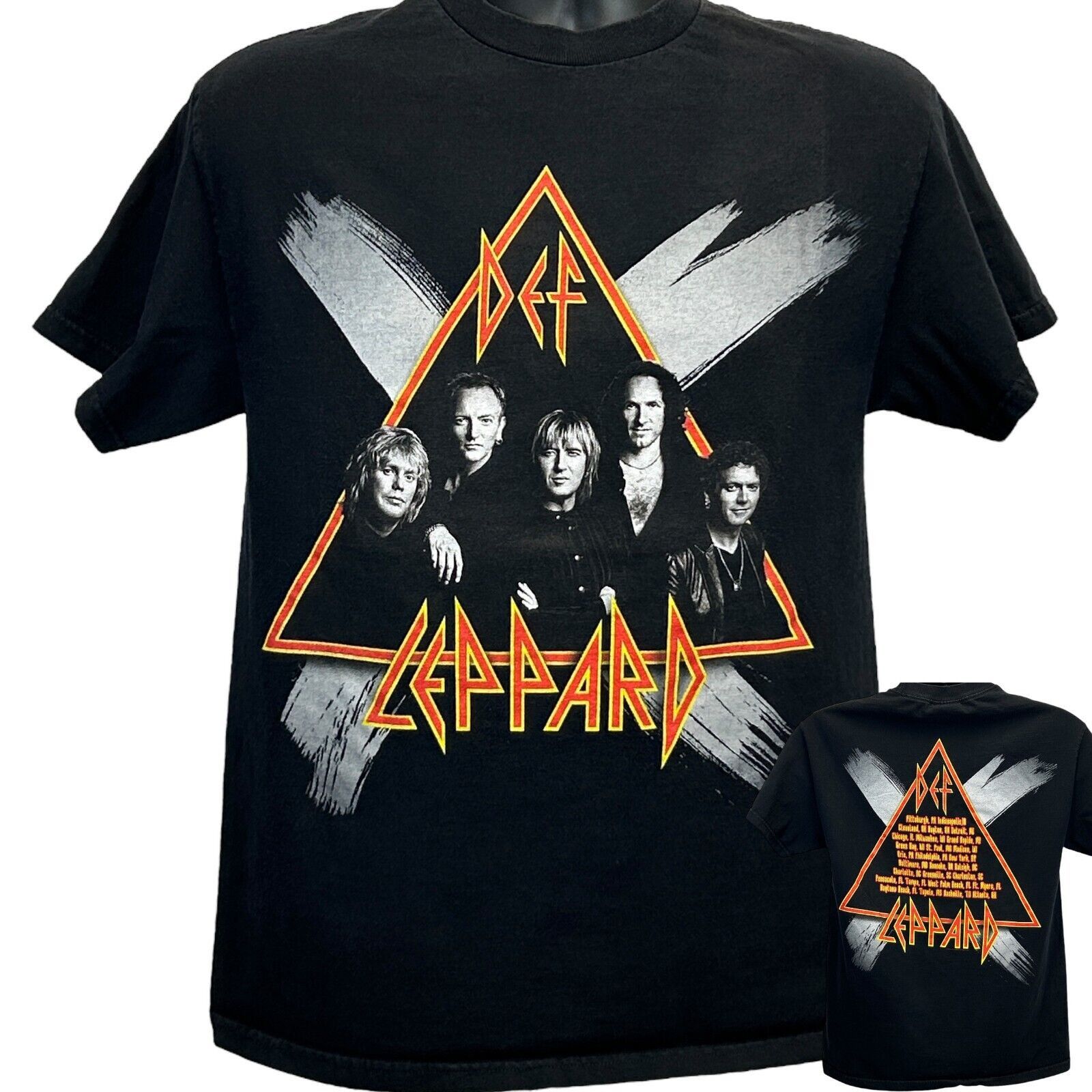 Vintage Vintage Def Leppard 2002 X Tour T Shirt Ten Concert M Medium Size US M / EU 48-50 / 2 - 1 Thumbnail