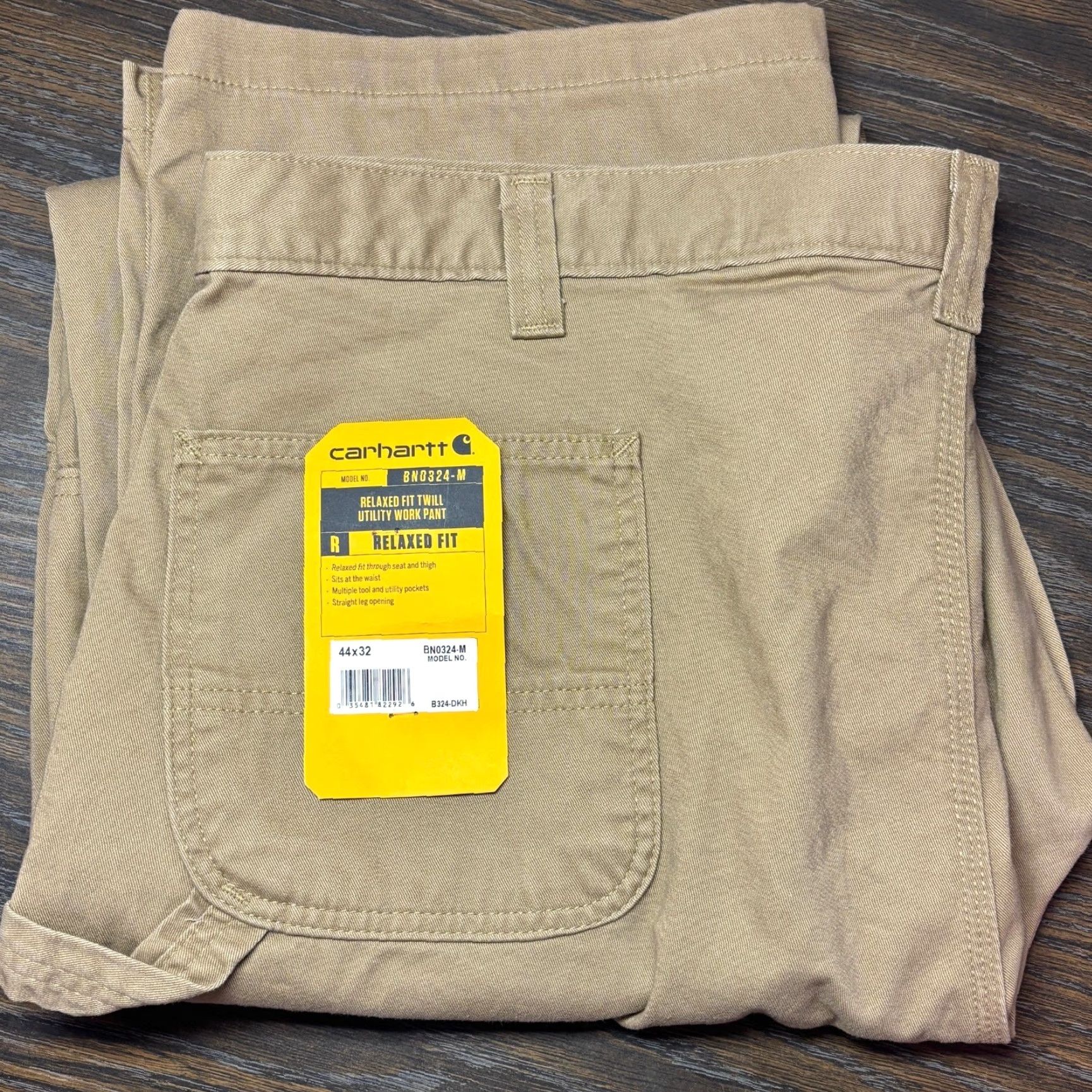Carhartt Carhartt Pants Mens 44x32 Brown Relaxed Fit Twill Utility Carpenter 5-Pocket Design NWT Size US 44 / EU 60 - 3 Thumbnail
