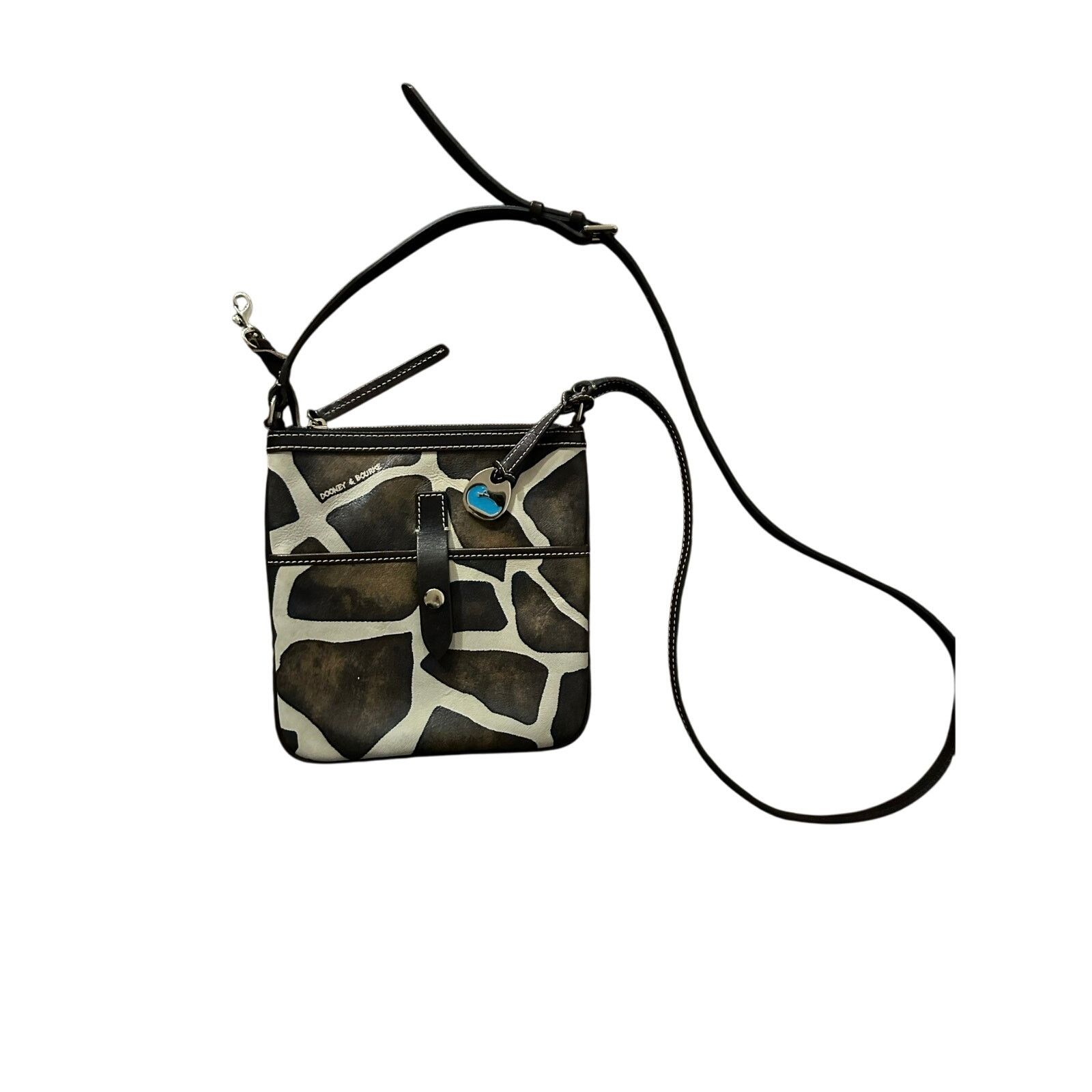 Dooney & Bourke Dooney & Bourke brown leather giraffe crossbody bag Size ONE SIZE - 1 Thumbnail