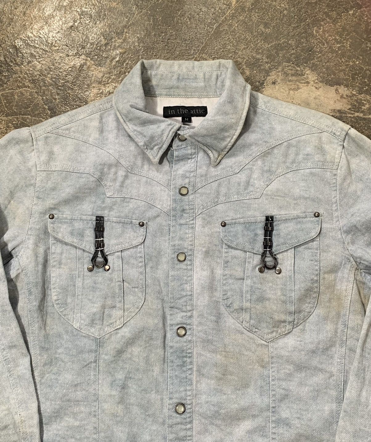 If Six Was Nine × In The Attic × Le Grande Bleu (L.G.B.) In The Attic western shirt Size US M / EU 48-50 / 2 - 2 Thumbnail