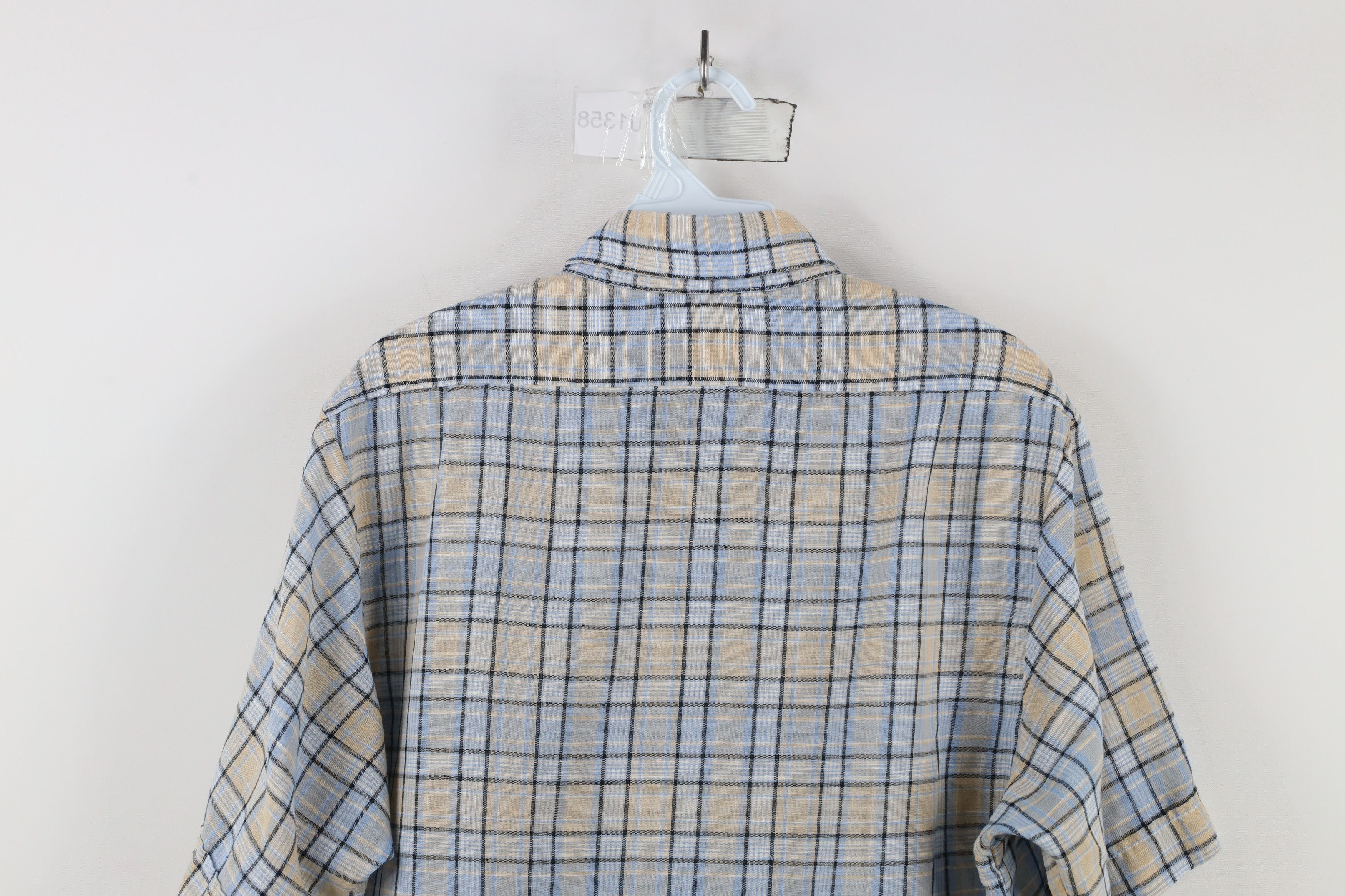 Levi's × Vintage Vintage 80s Levis Sheer Short Sleeve Button Down Shirt USA Size US L / EU 52-54 / 3 - 9 Thumbnail