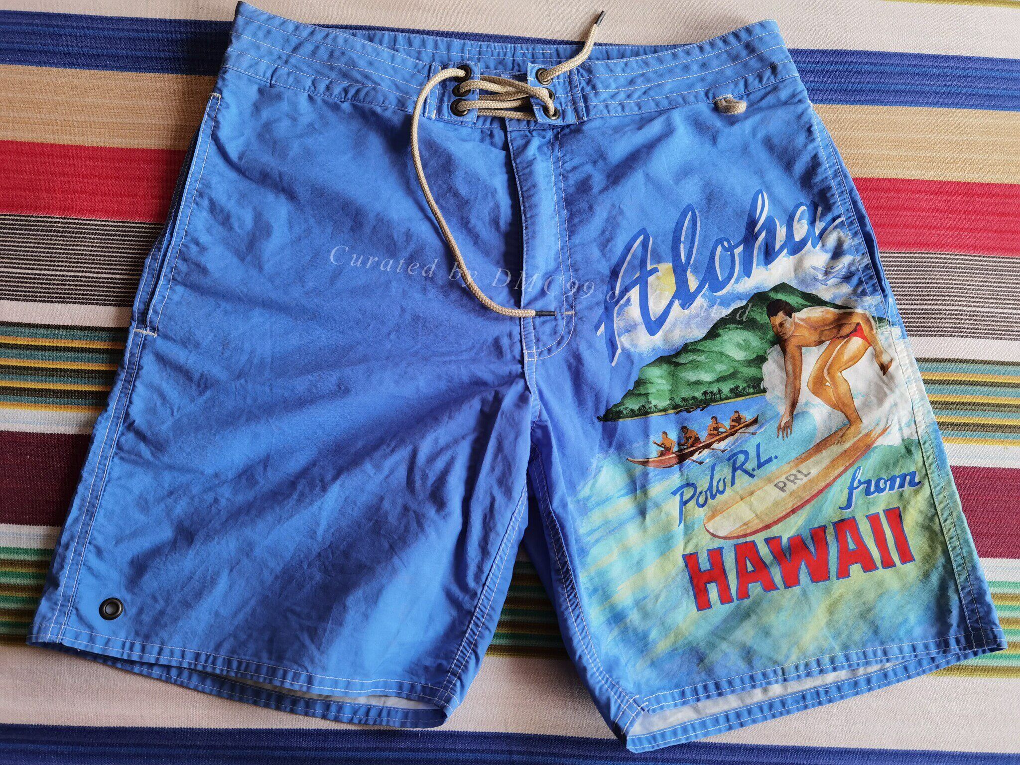 RRL Ralph Lauren RRL Nautical Series Surf Shorts Size US 32 / EU 48 - 1 Thumbnail